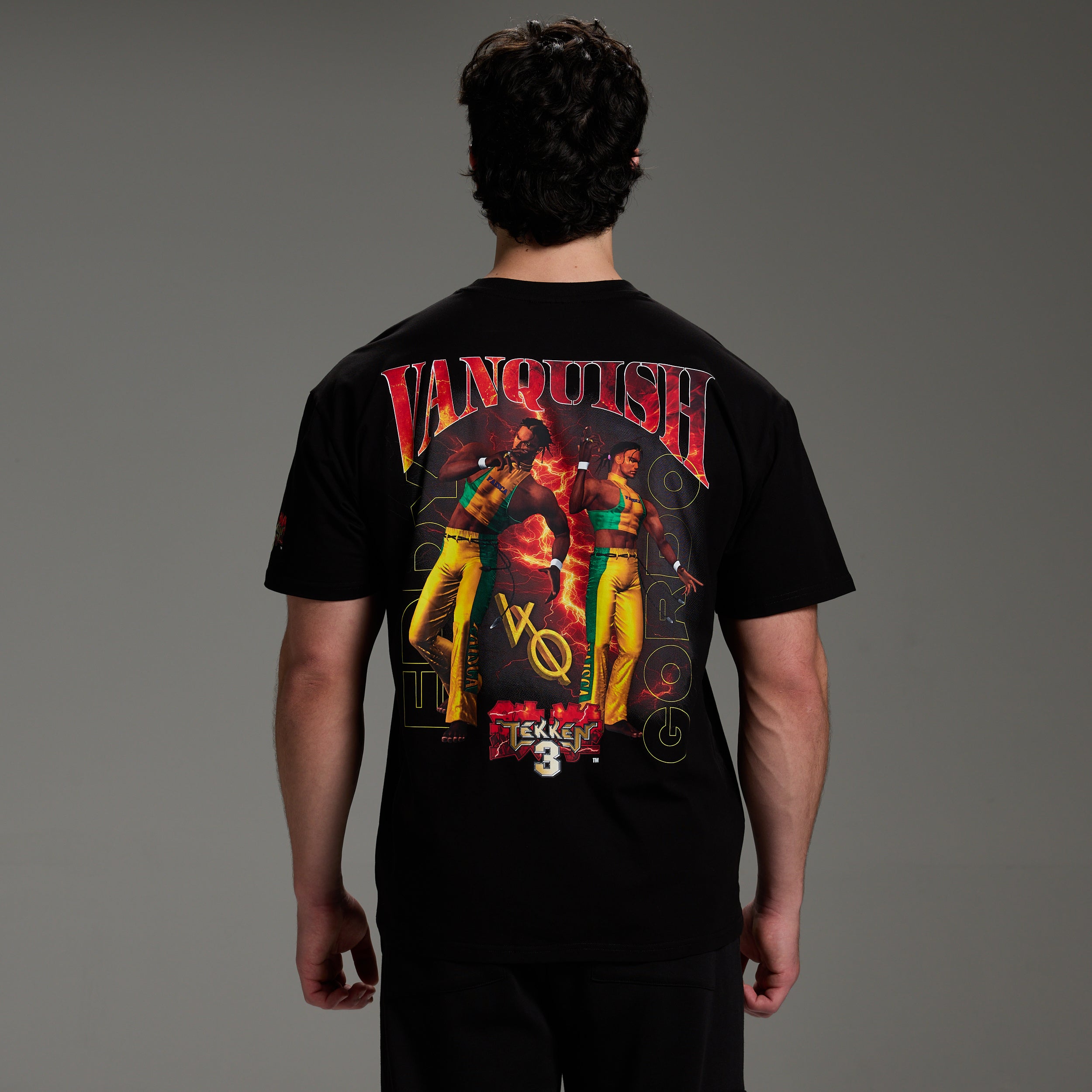 TEKKEN EDDY GORDO BLACK OVERSIZED T SHIRT