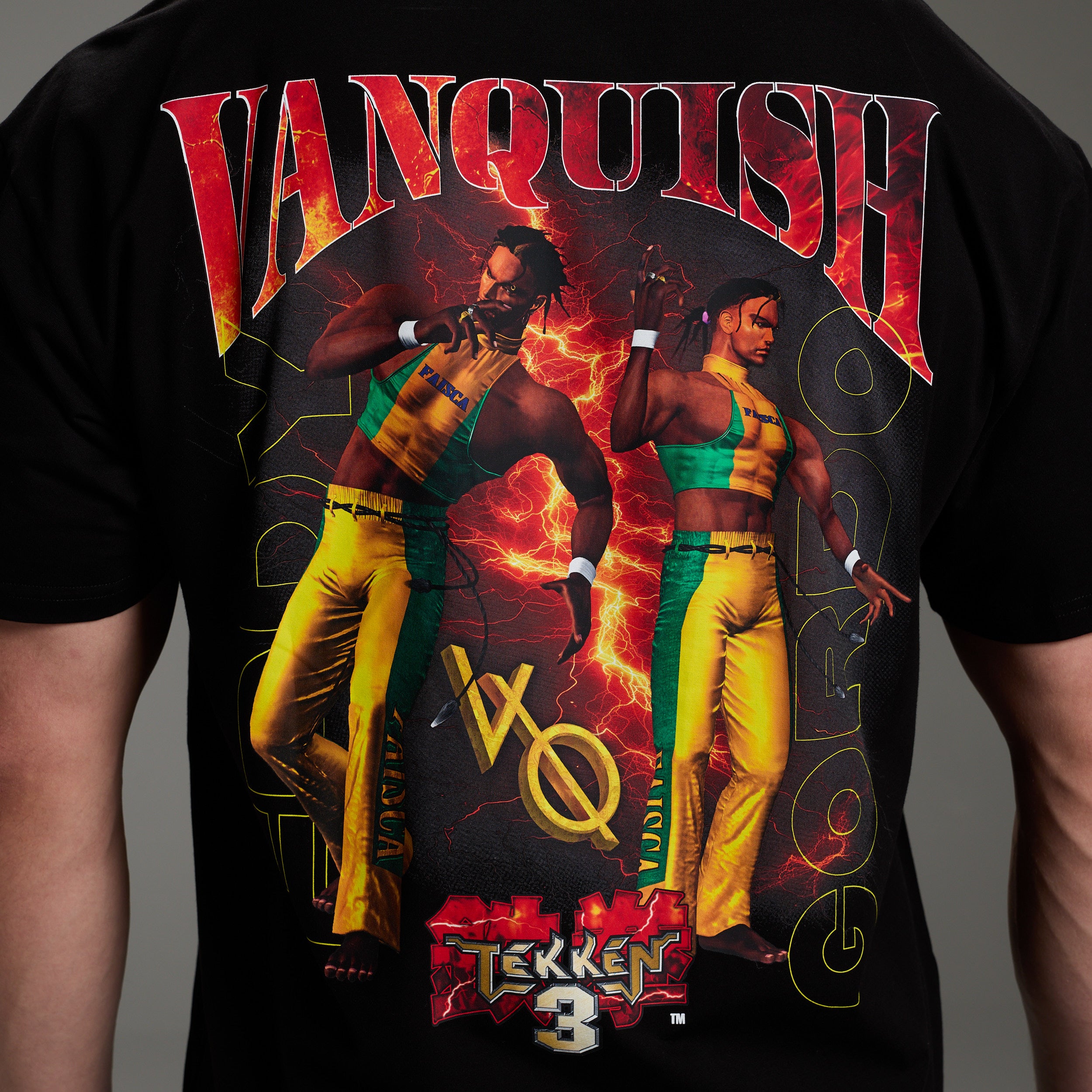 TEKKEN EDDY GORDO BLACK OVERSIZED T SHIRT