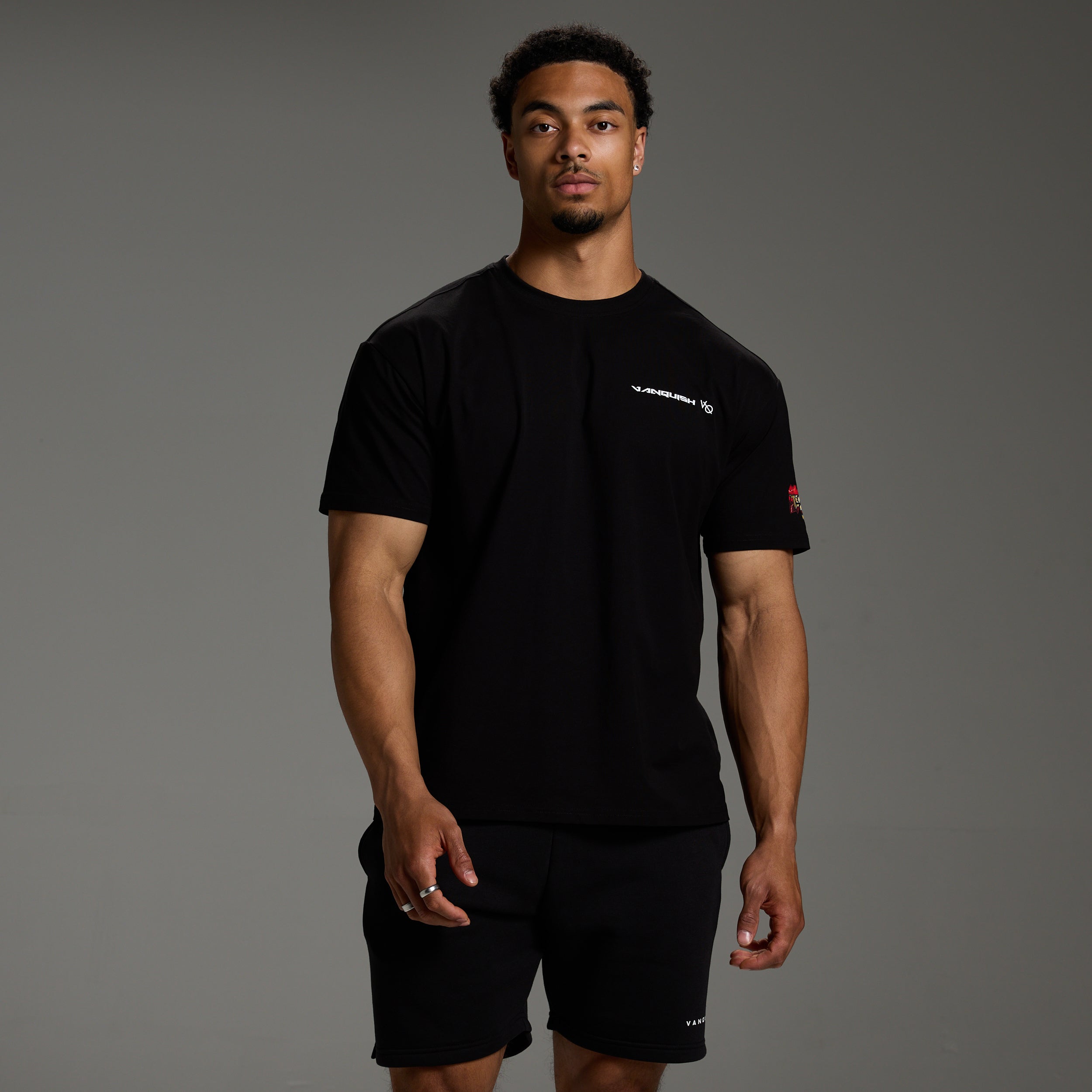 TEKKEN COLLAGE BLACK OVERSIZED T SHIRT
