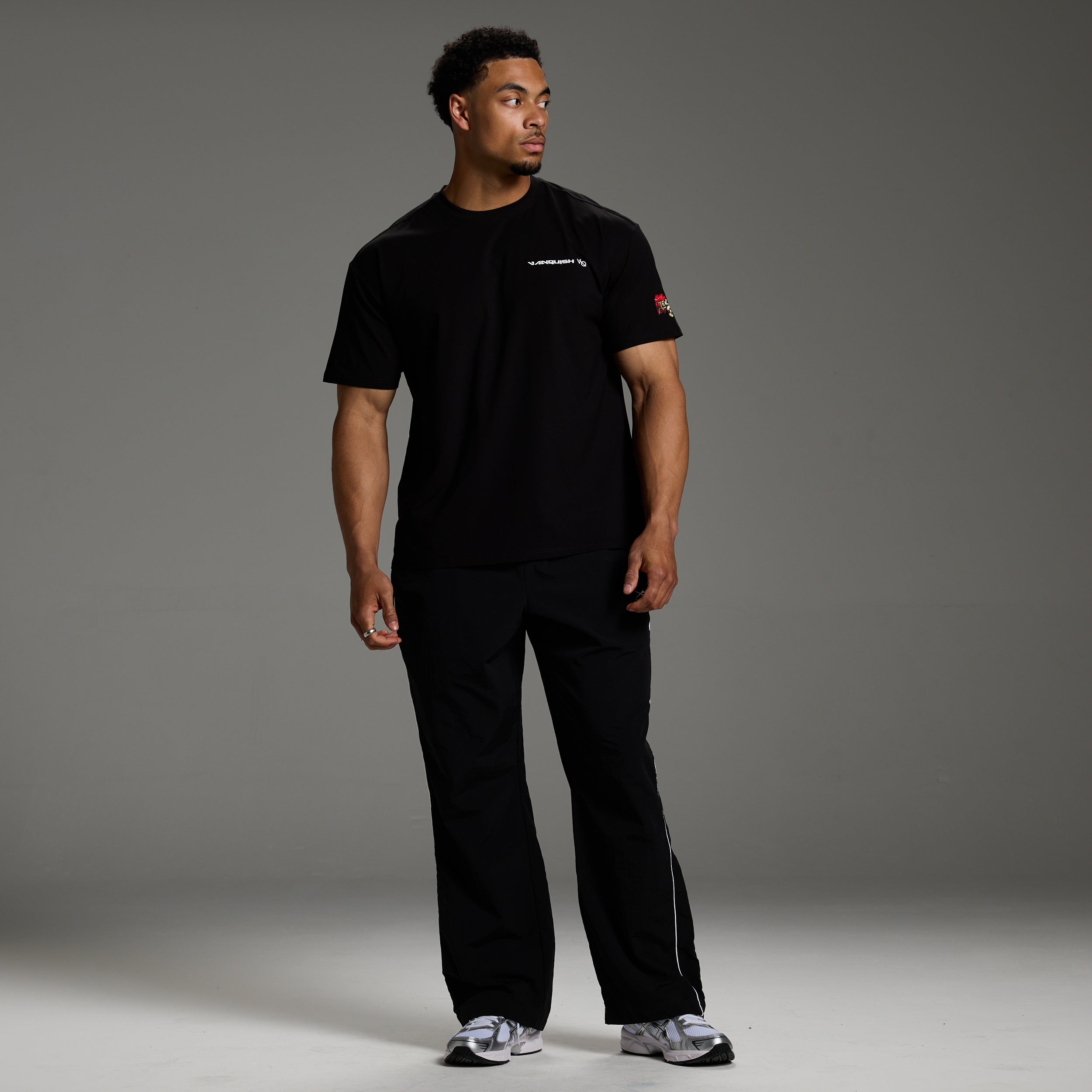 TEKKEN JIN KAZAMA BLACK OVERSIZED T SHIRT