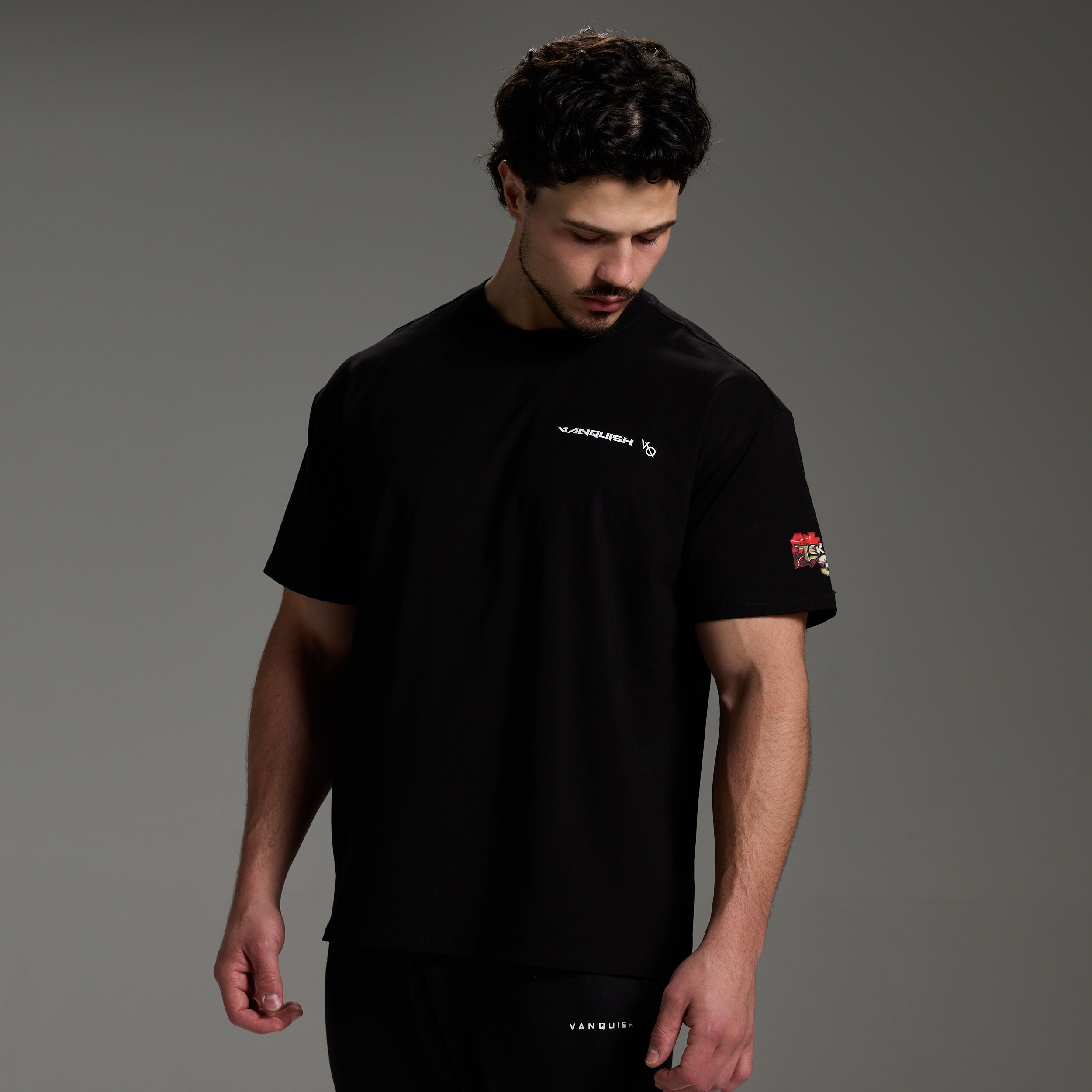 TEKKEN YOSHIMITSU BLACK OVERSIZED T SHIRT