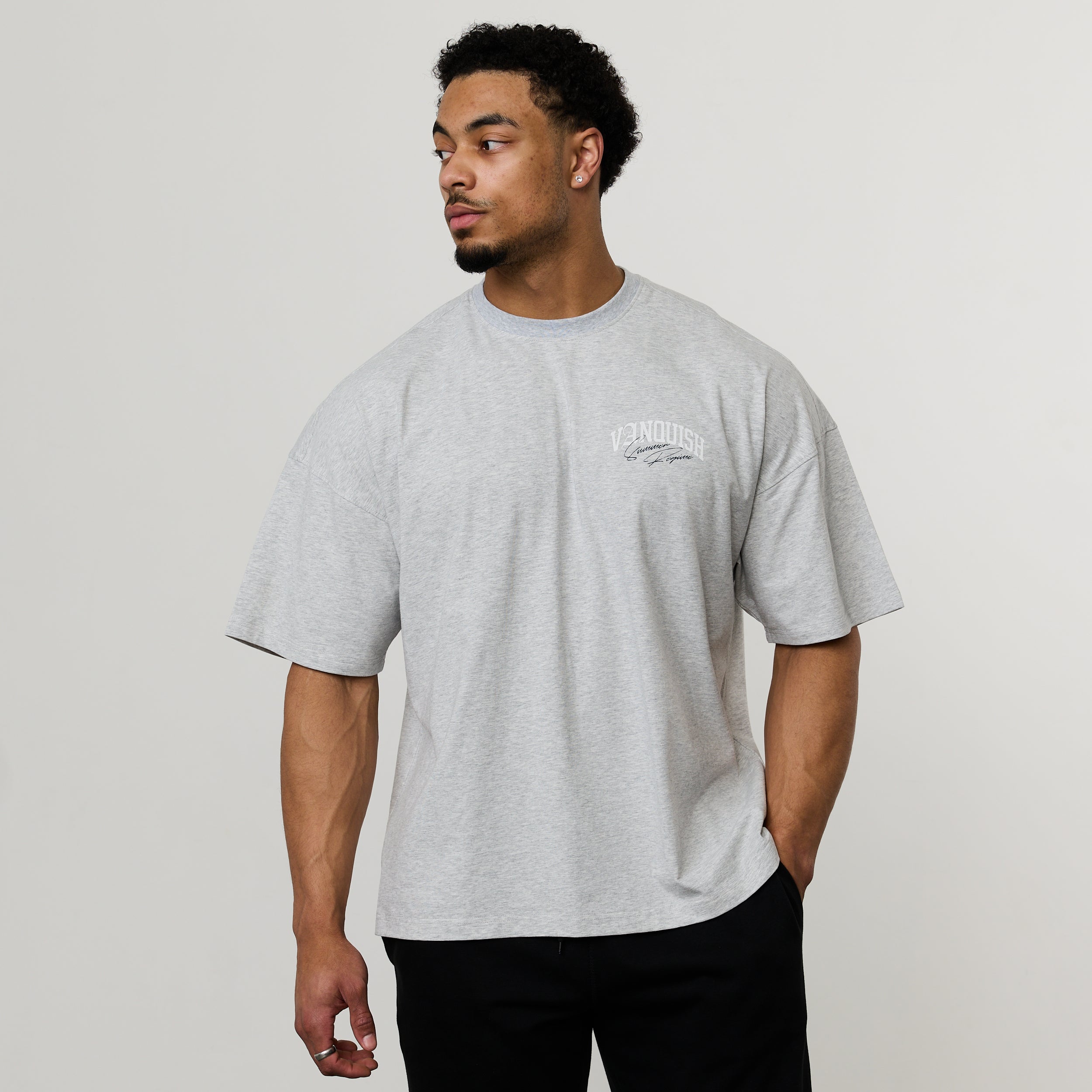 REGIME OATMARL OVERSIZED BOXY T SHIRT