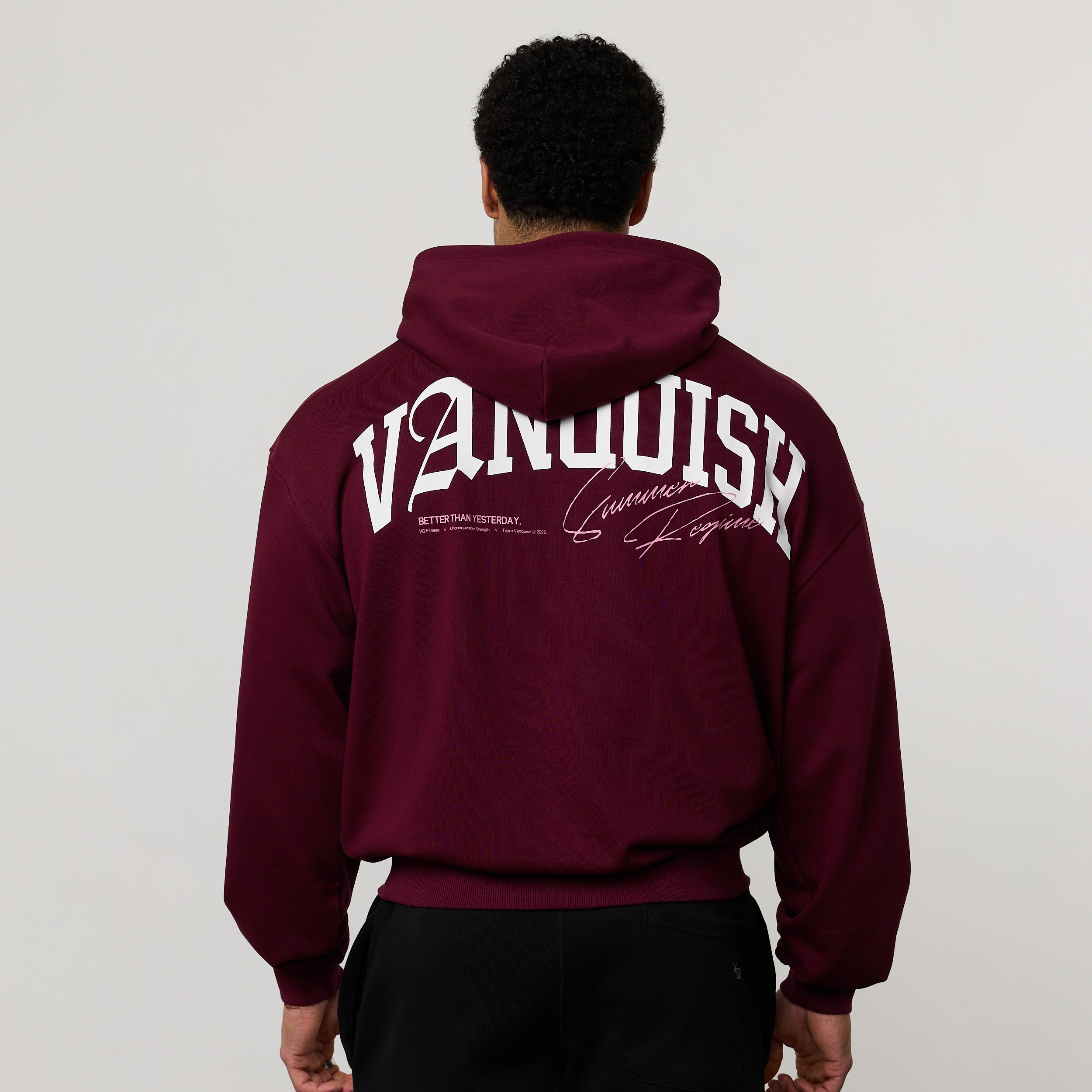 REGIME OXBLOOD OVERSIZED HOODIE