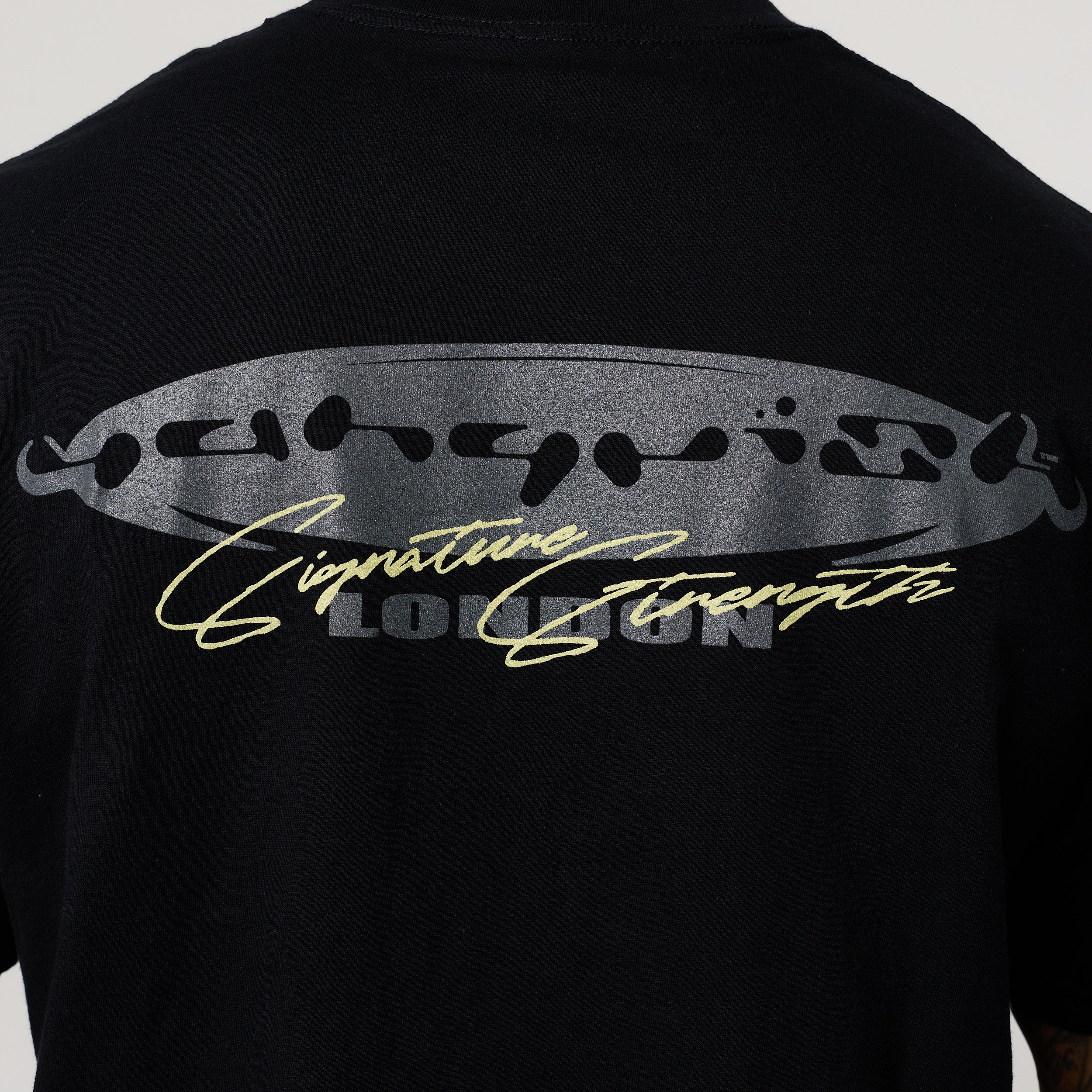 REVOLVE VORTEX BLACK BOXY OVERSIZED T SHIRT