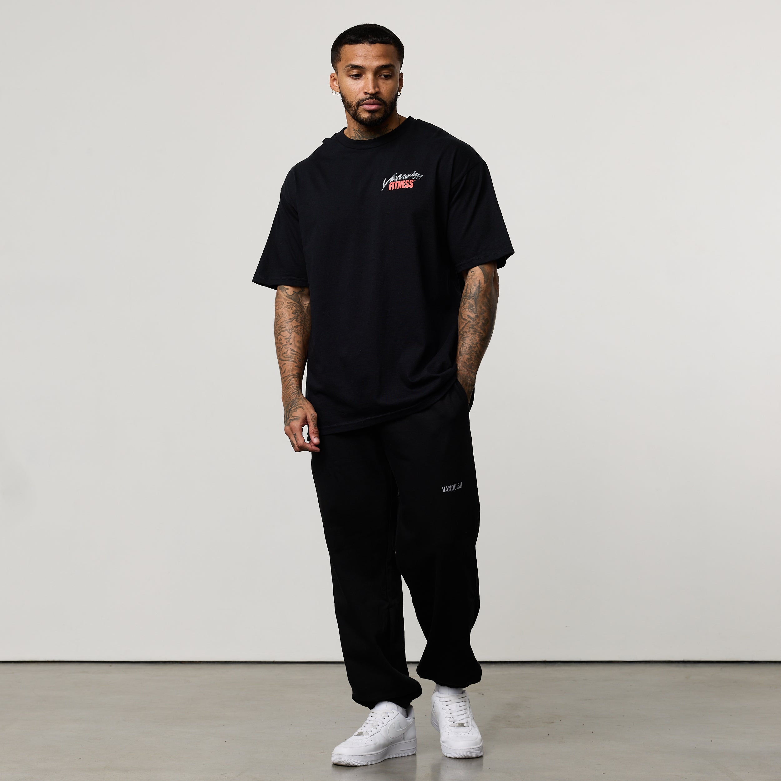 REVOLVE LIQUID METAL BLACK BOXY OVERSIZED T SHIRT