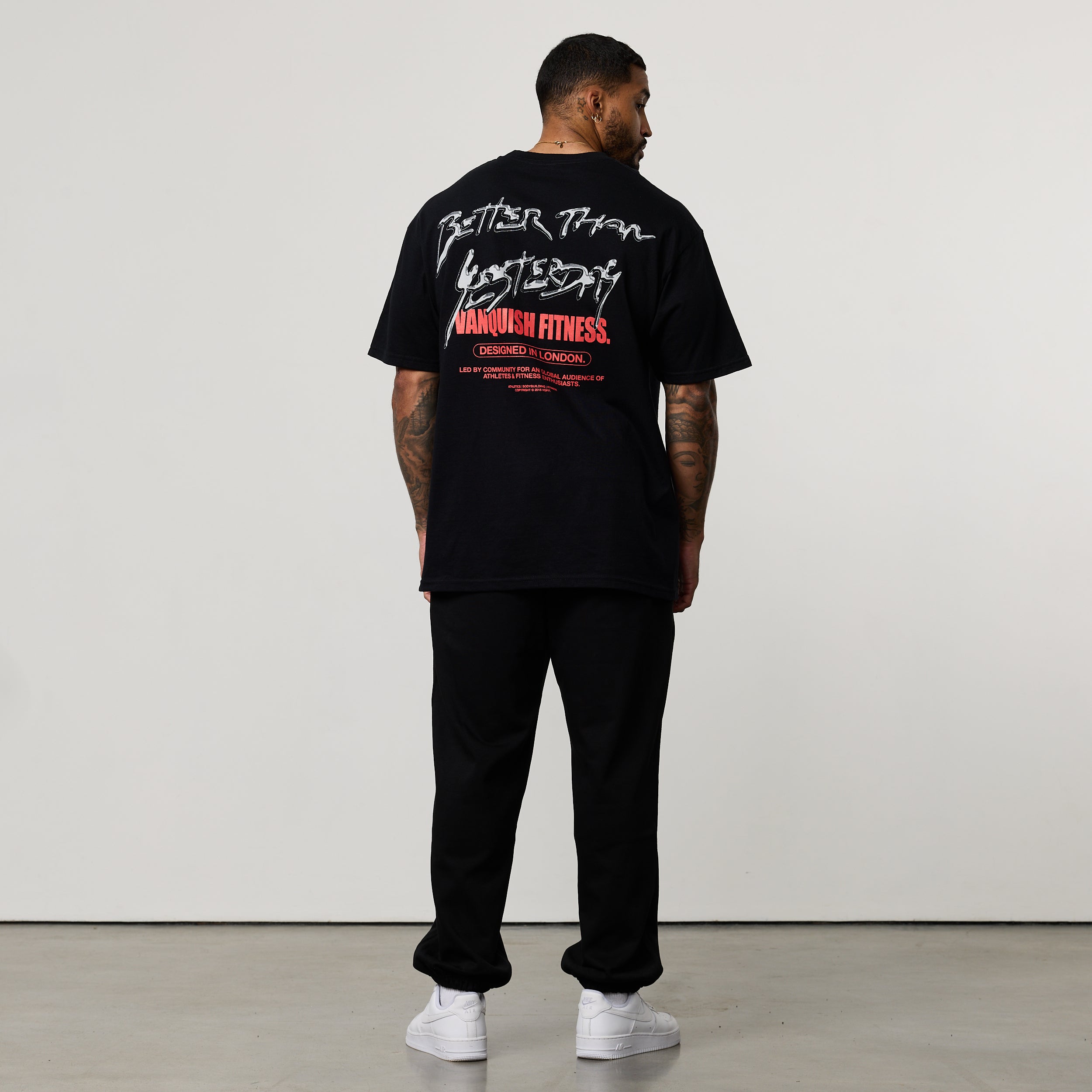 REVOLVE LIQUID METAL BLACK BOXY OVERSIZED T SHIRT