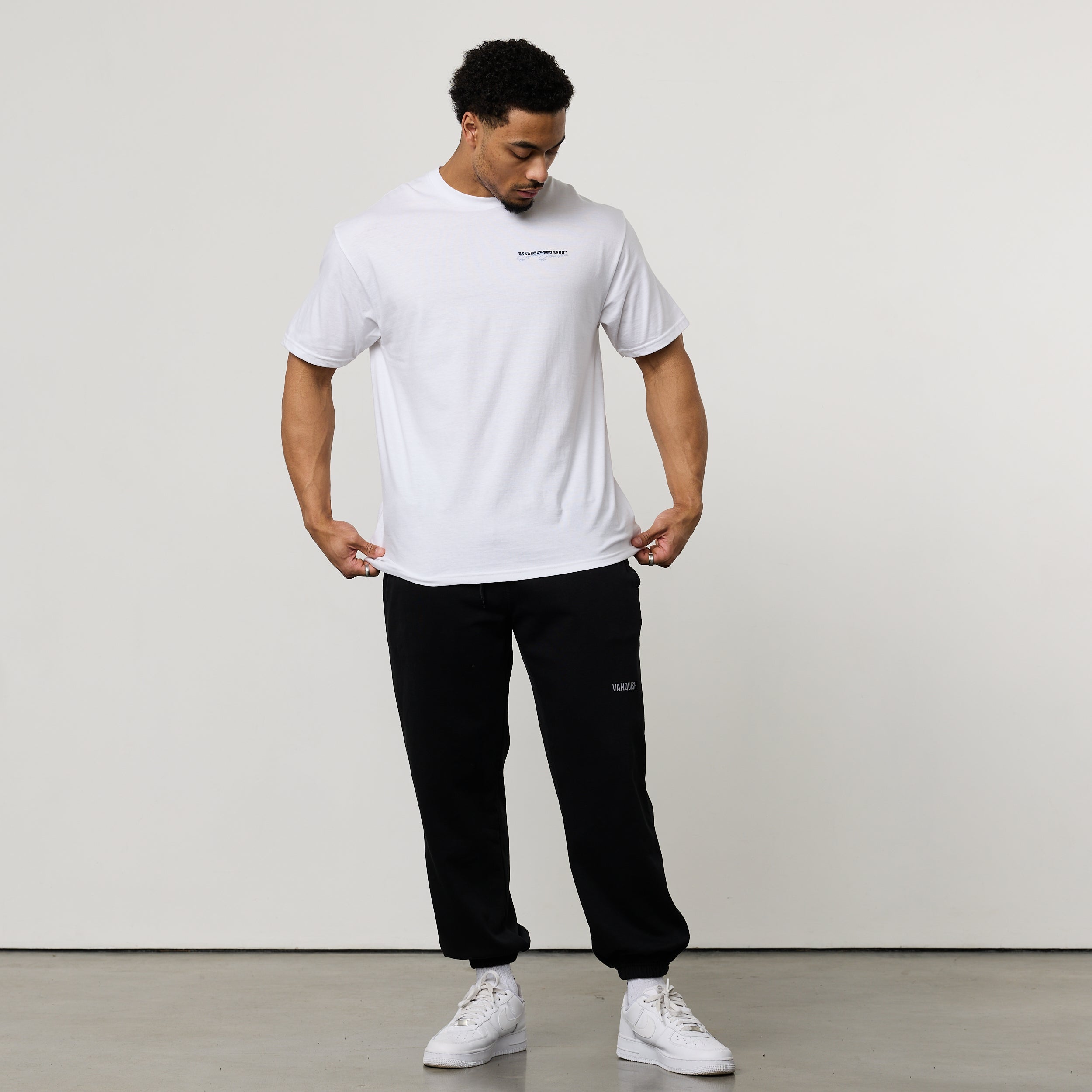 REVOLVE VORTEX WHITE BOXY OVERSIZED T SHIRT