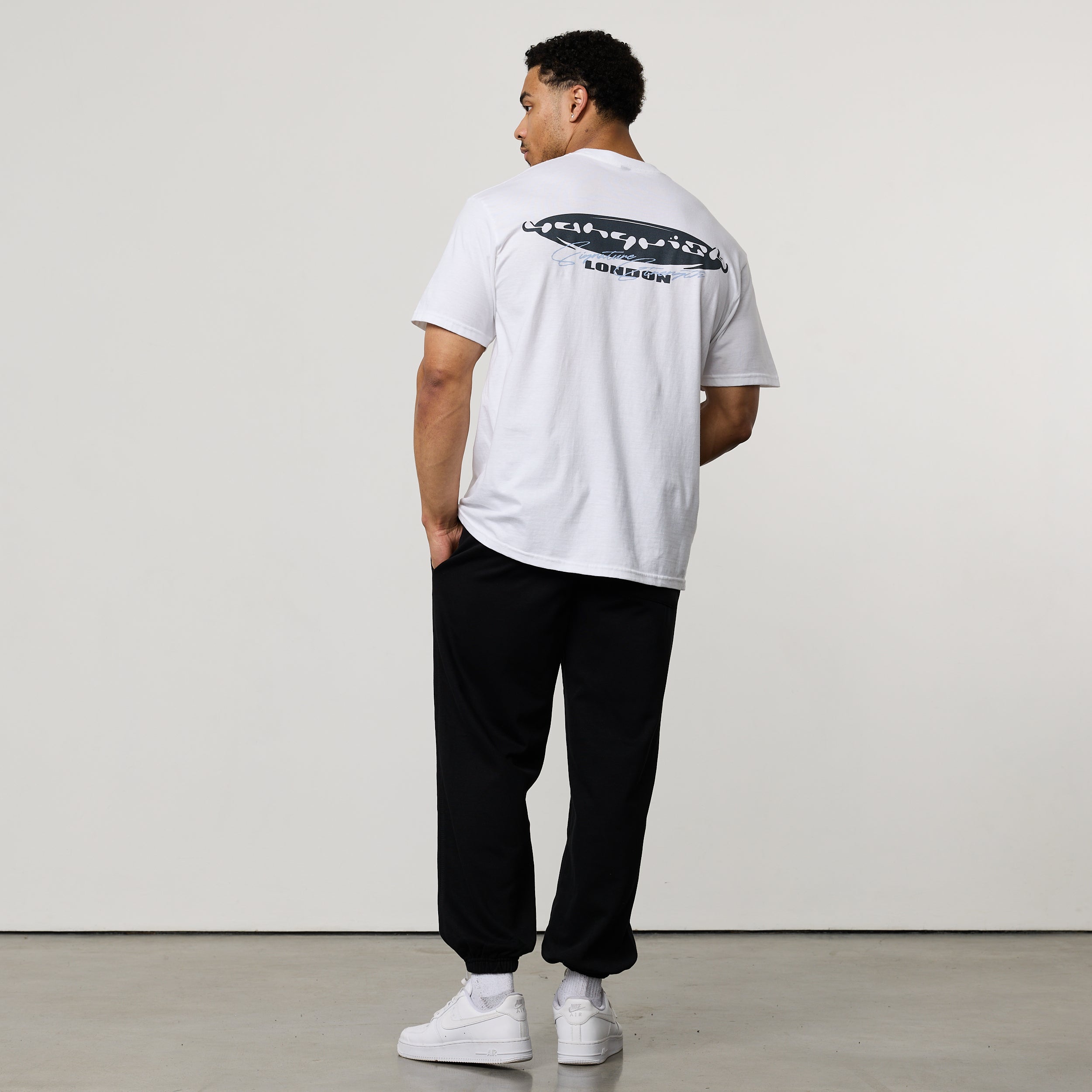 REVOLVE VORTEX WHITE BOXY OVERSIZED T SHIRT