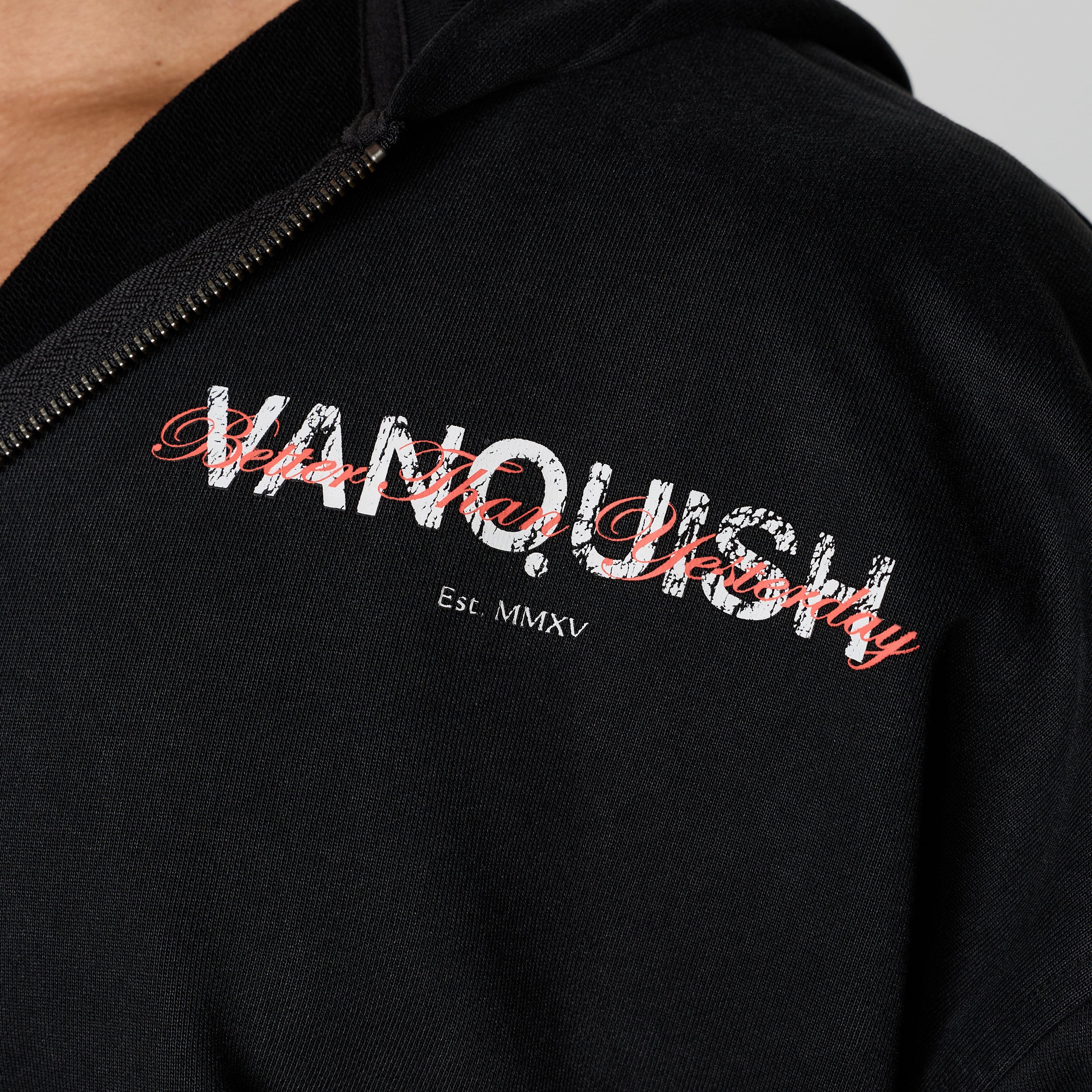 VQ x Shintaro Hibiscus Oversized Full Zip Hoodie