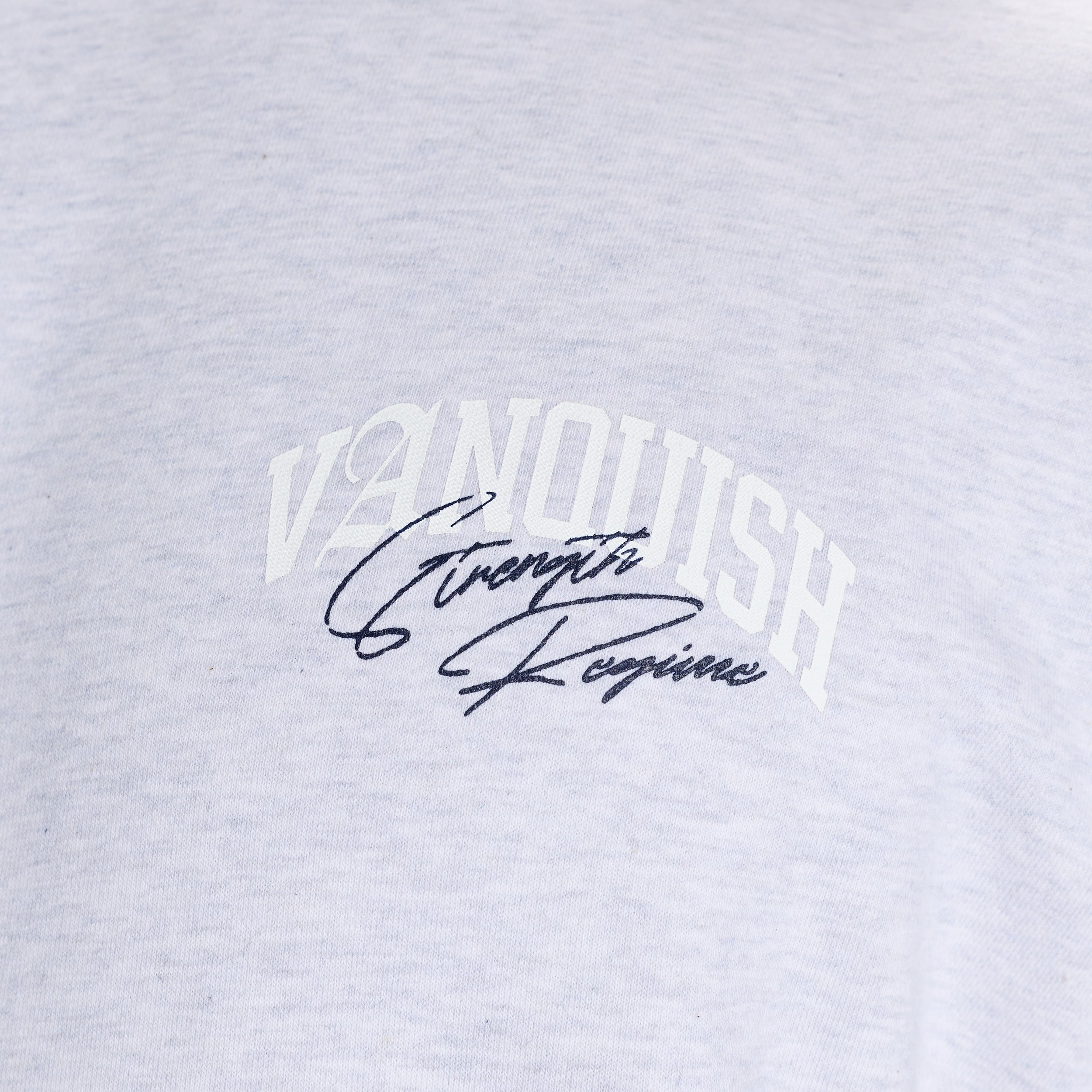 STRENGTH REGIME LIGHT GREY MARL STRAIGHT LEG SWEATPANT
