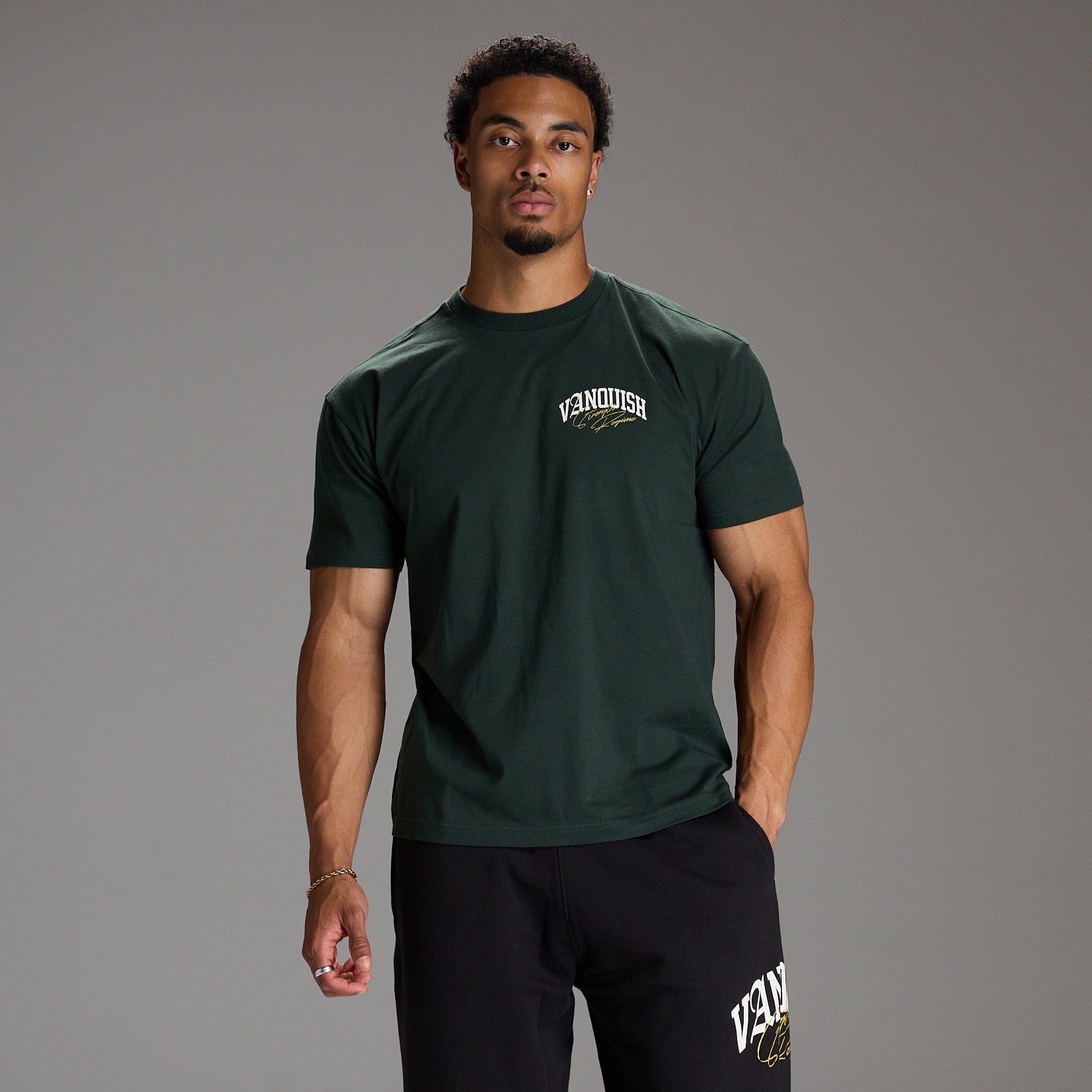 STRENGTH REGIME DARK GREEN OVERSIZED T SHIRT