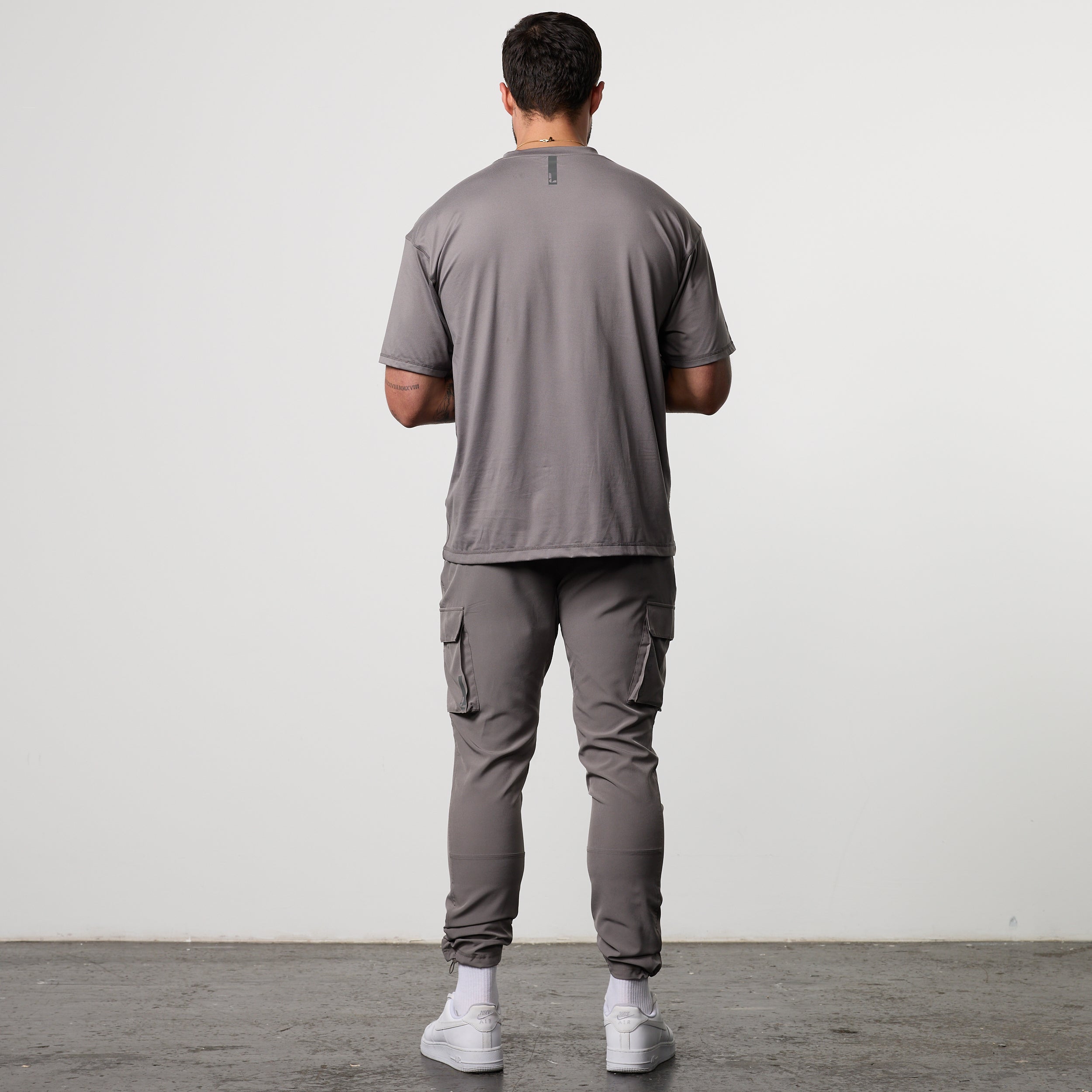 LRT Grey Performance Tapered Cargo Pants