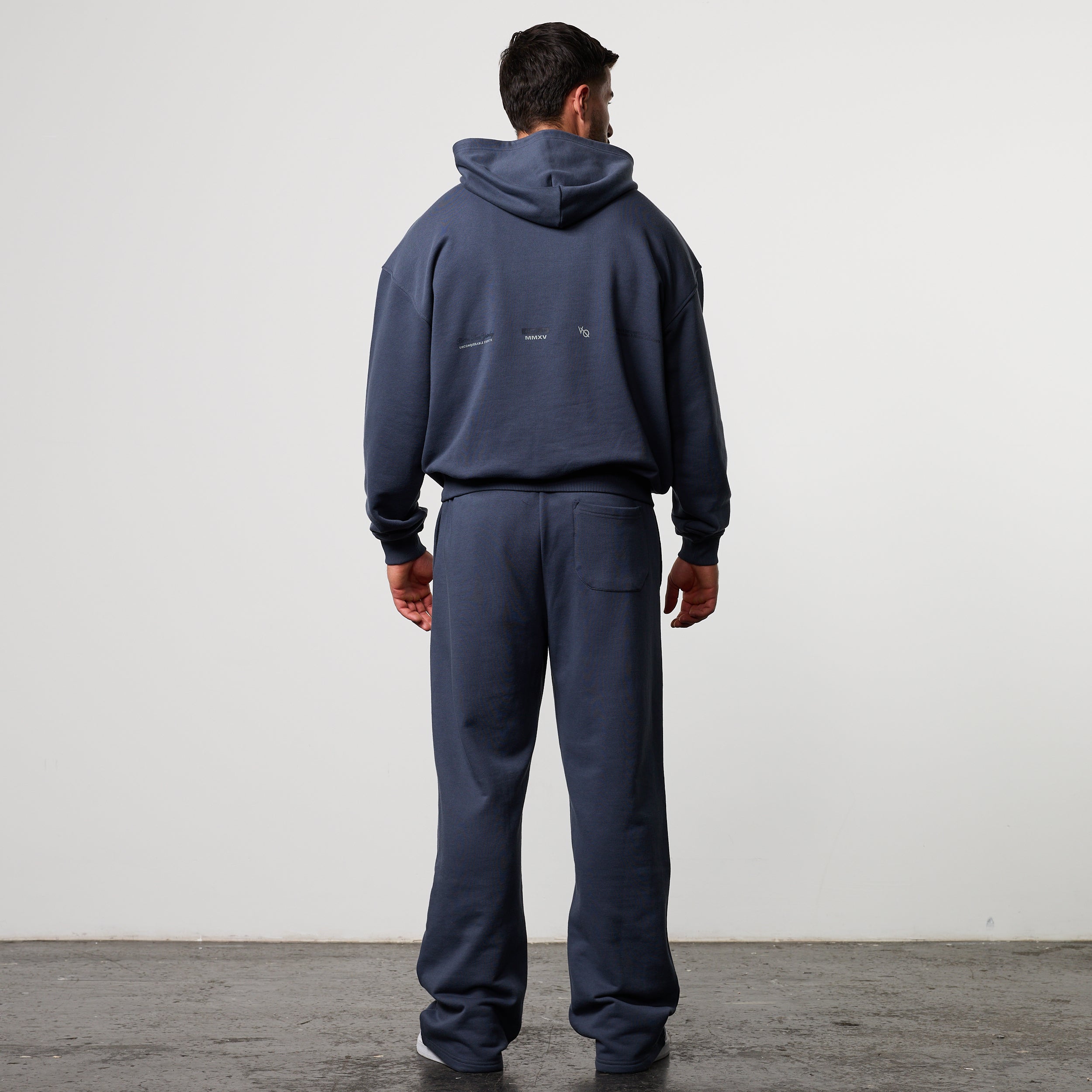 POWERLINE DUSK BLUE OVERSIZED HOODIE