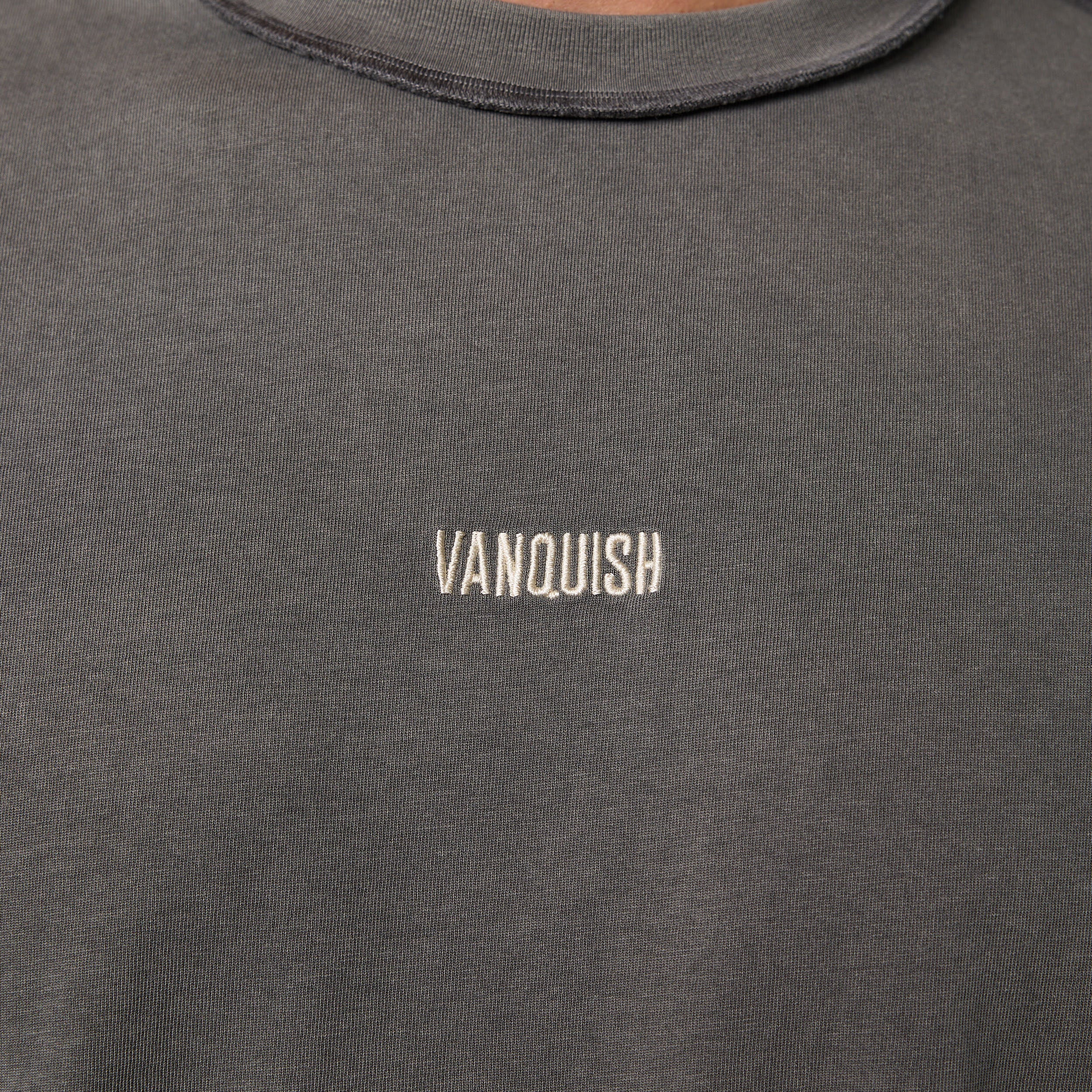 WASHED GREY OVERSIZED BOXY T SHIRT