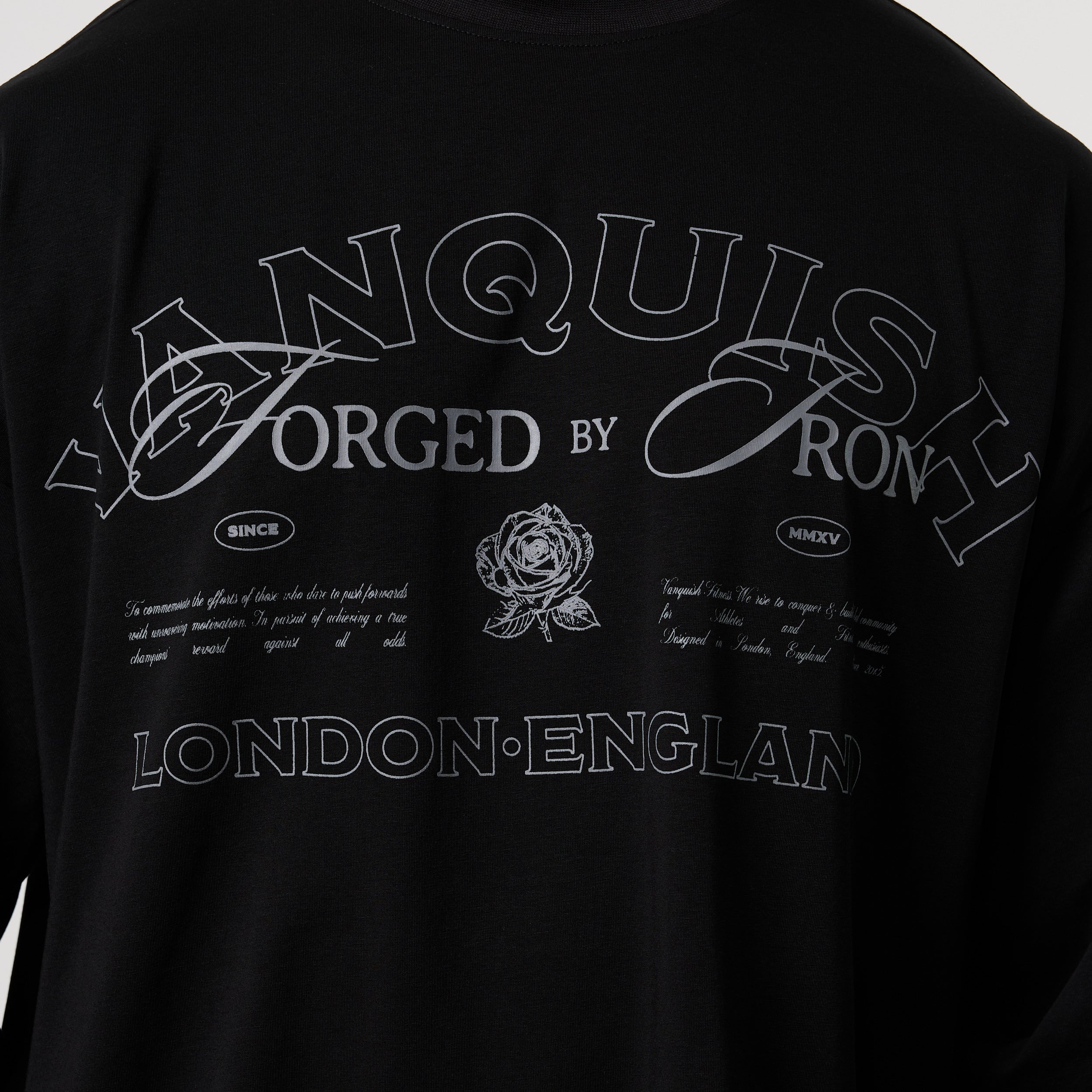 BLACK FORGE BLACK OVERSIZED LONG SLEEVE T SHIRT