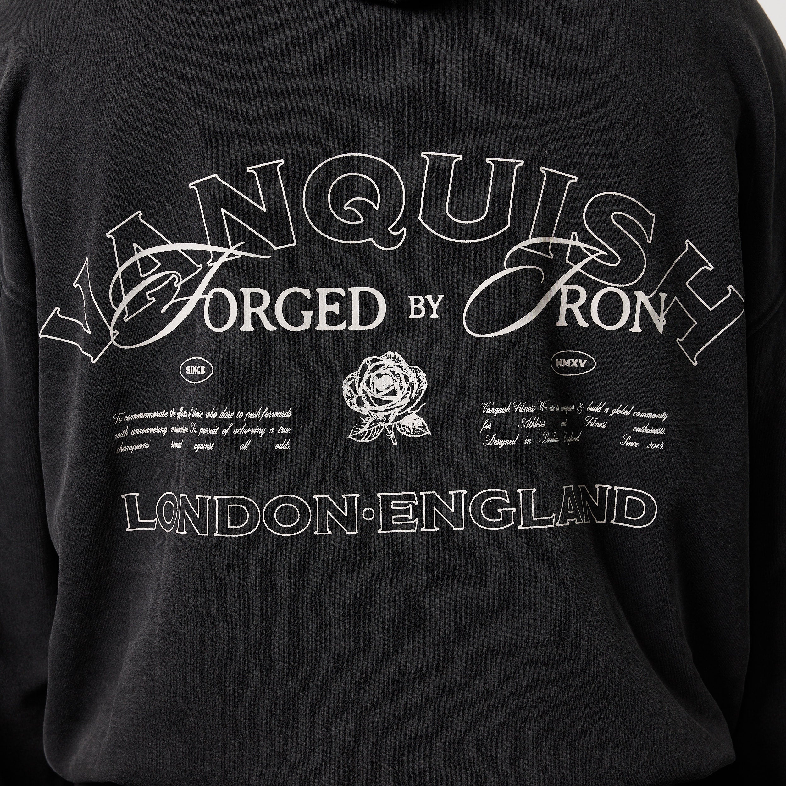 BLACK FORGE WASHED BLACK BOXY OVERSIZED HOODIE