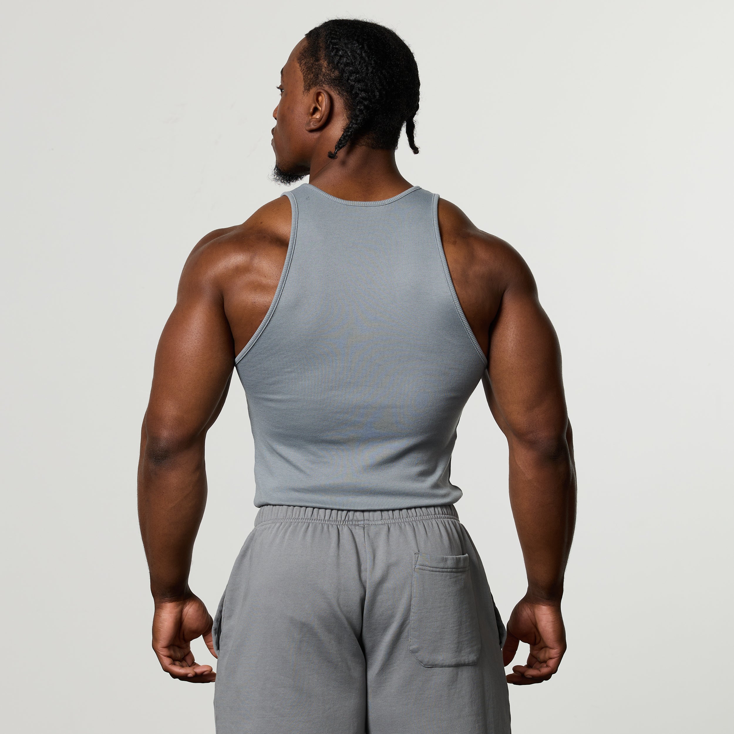 QUICKSTRIKE SLATE FITTED RIB VEST