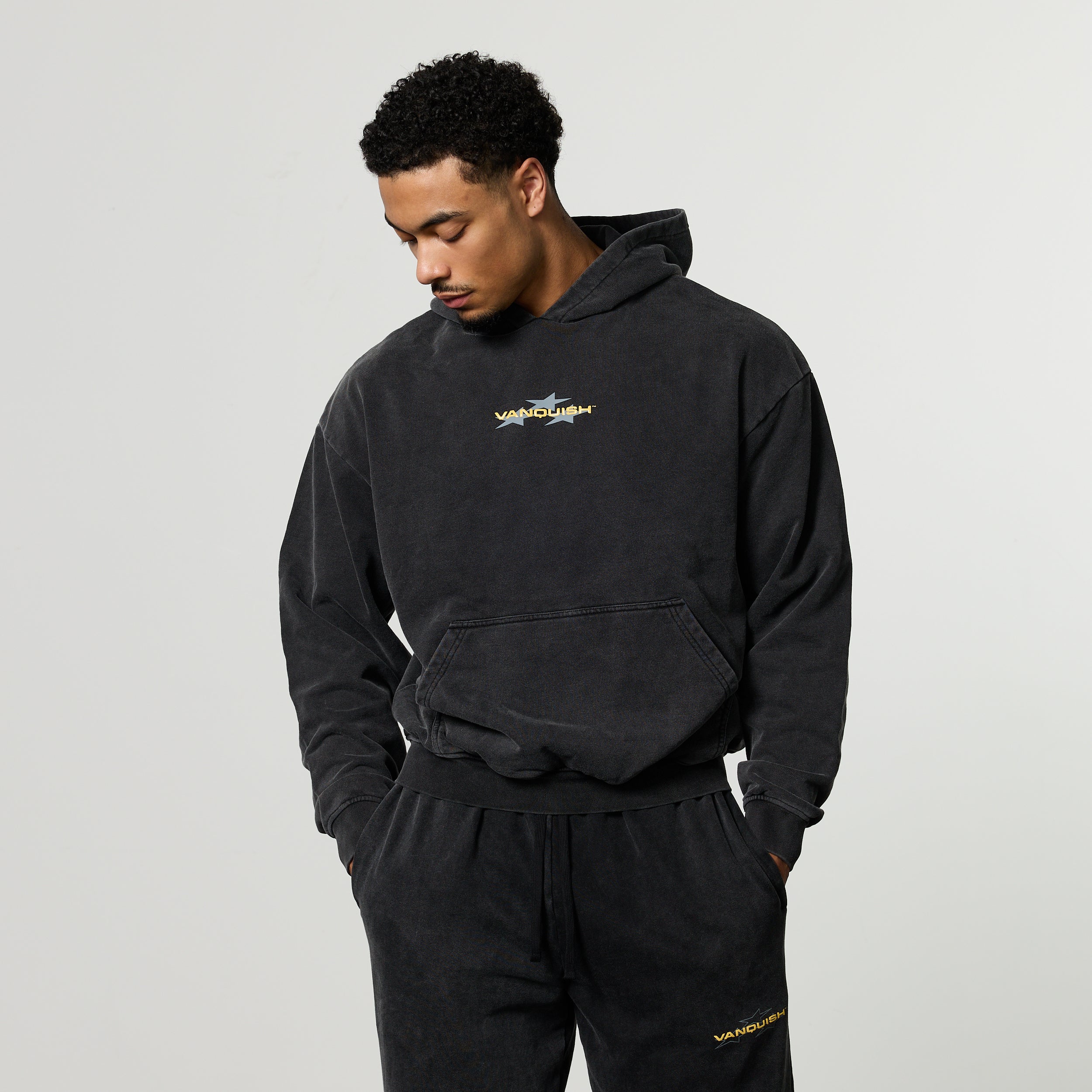 QUICKSTRIKE BLACK OVERSIZED HOODIE