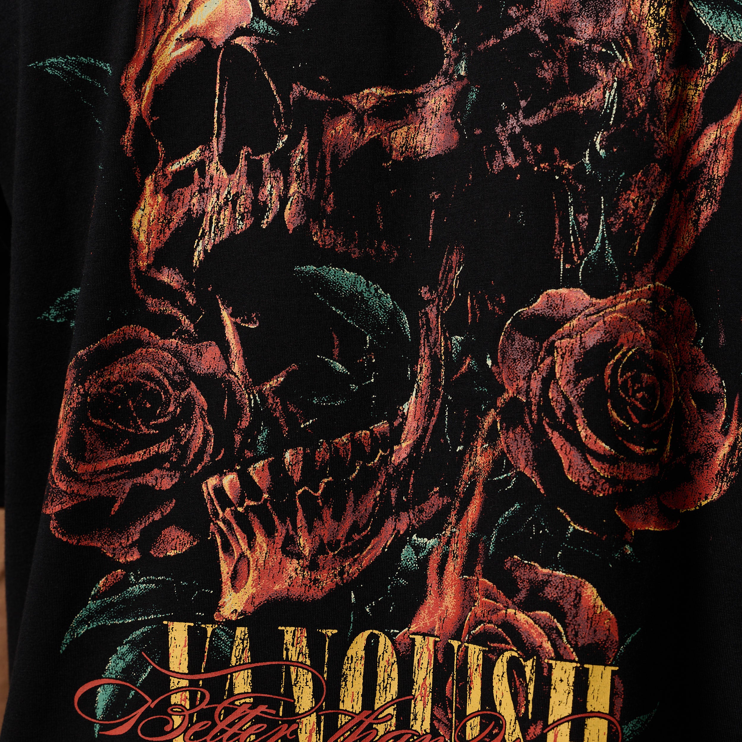 VQ X BADASS BLACK OVERSIZED T Shirt