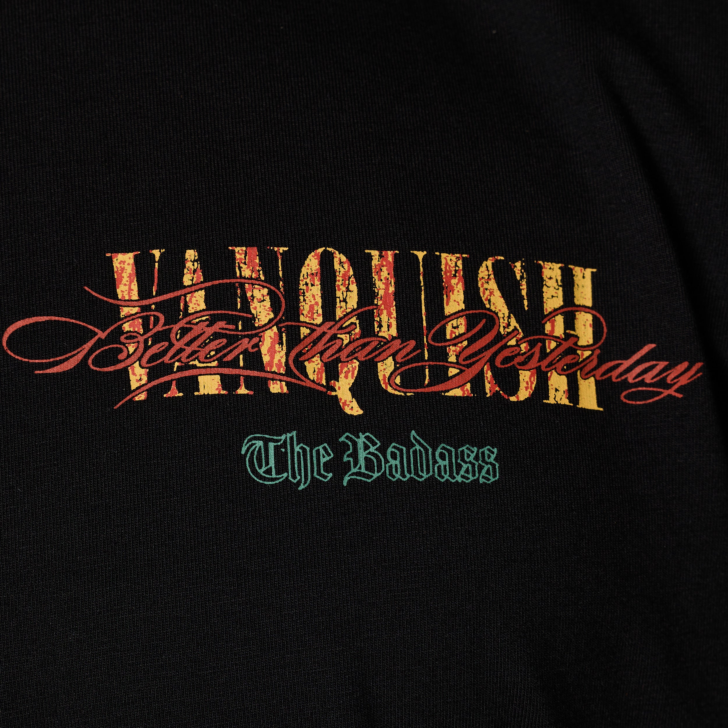 VQ X BADASS BLACK OVERSIZED T Shirt