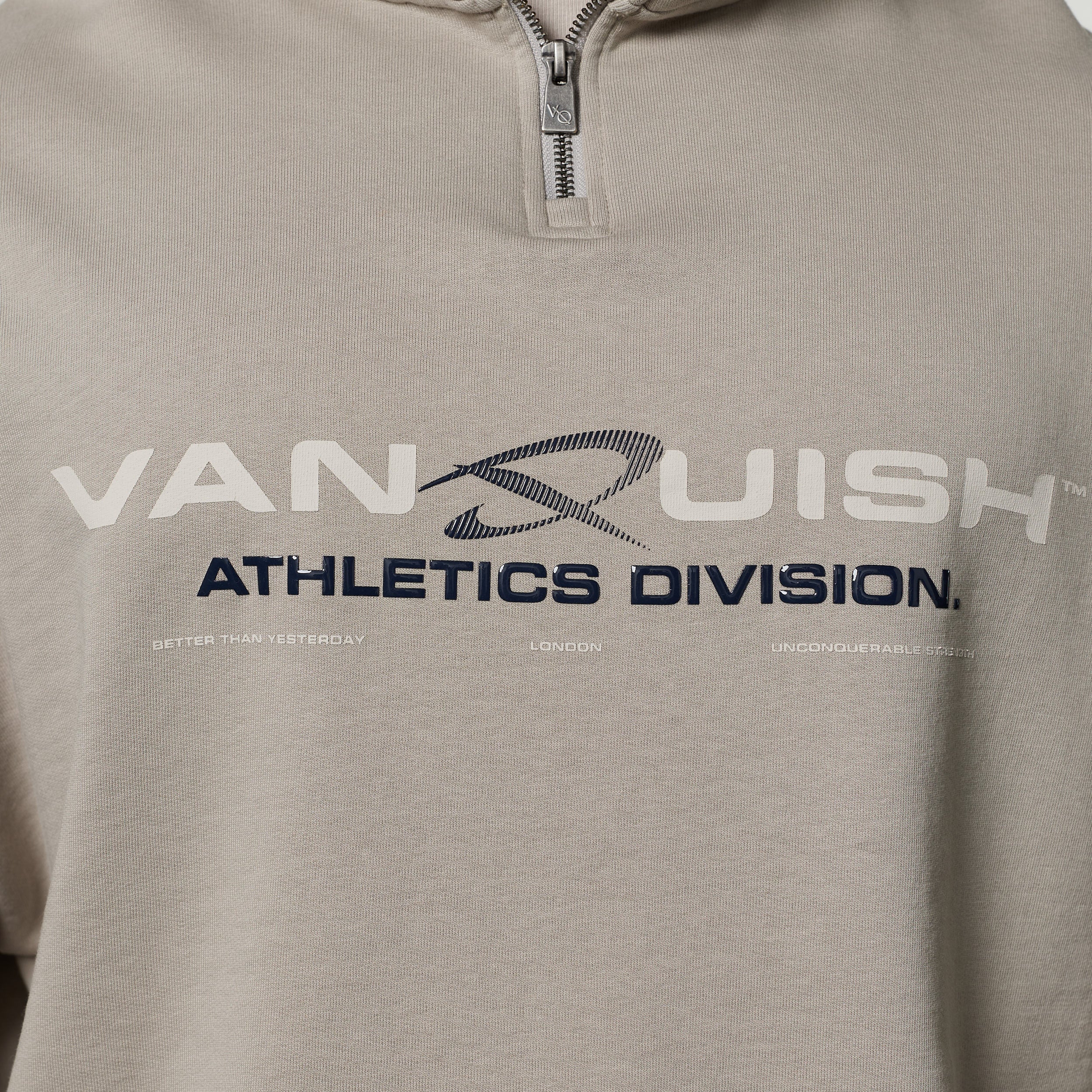 QUICKSTRIKE STONE OVERSIZED 1/4 ZIP SWEATER