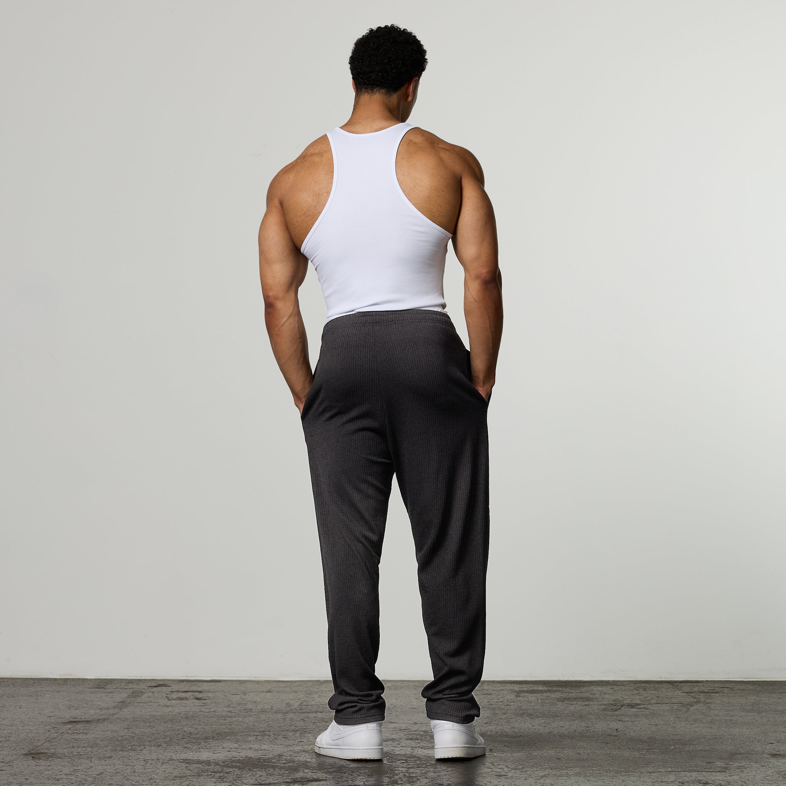 VQ X Jbeast V2 Washed Grey Bodybuilding Pants