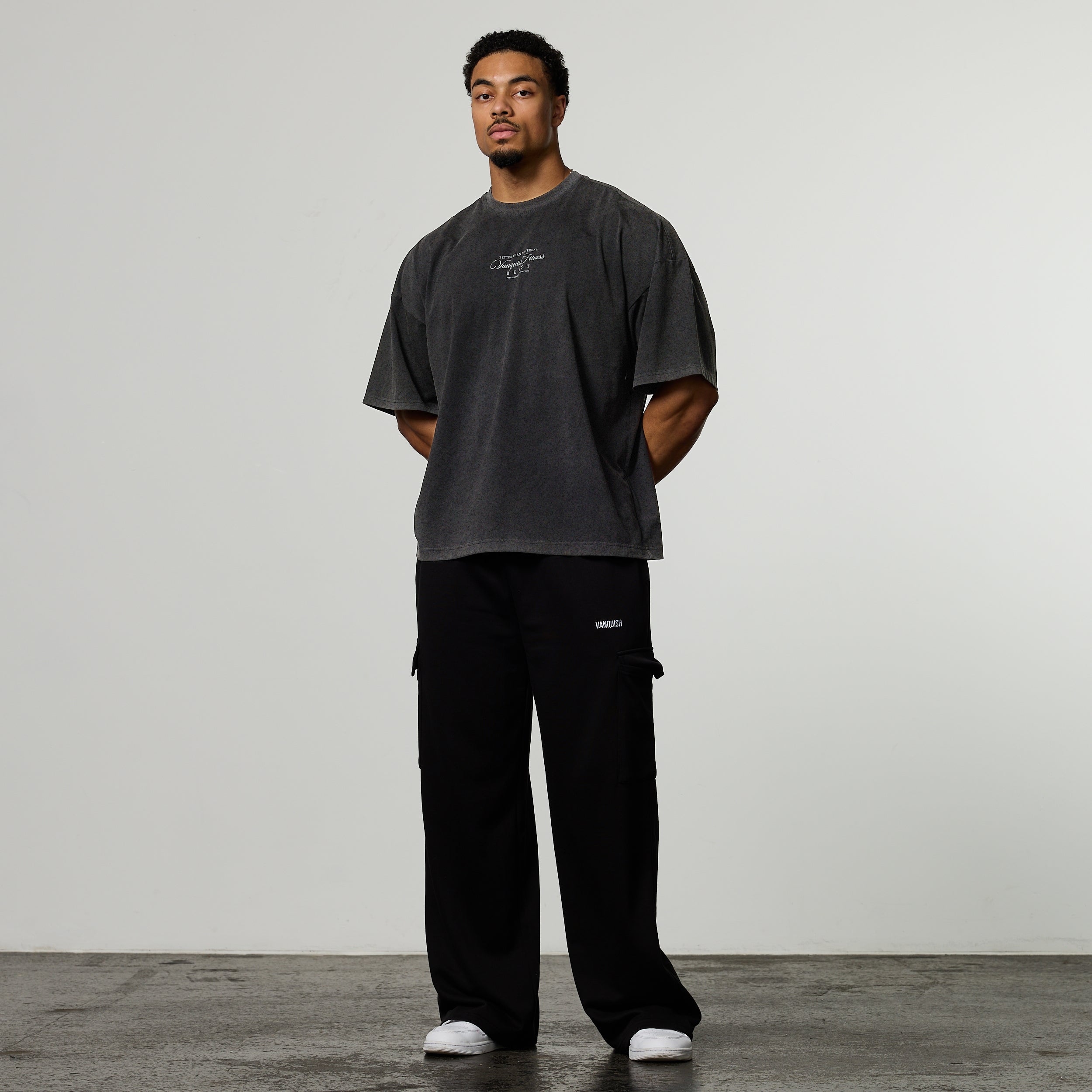 VQ X Jbeast V2 Washed Black T Shirt