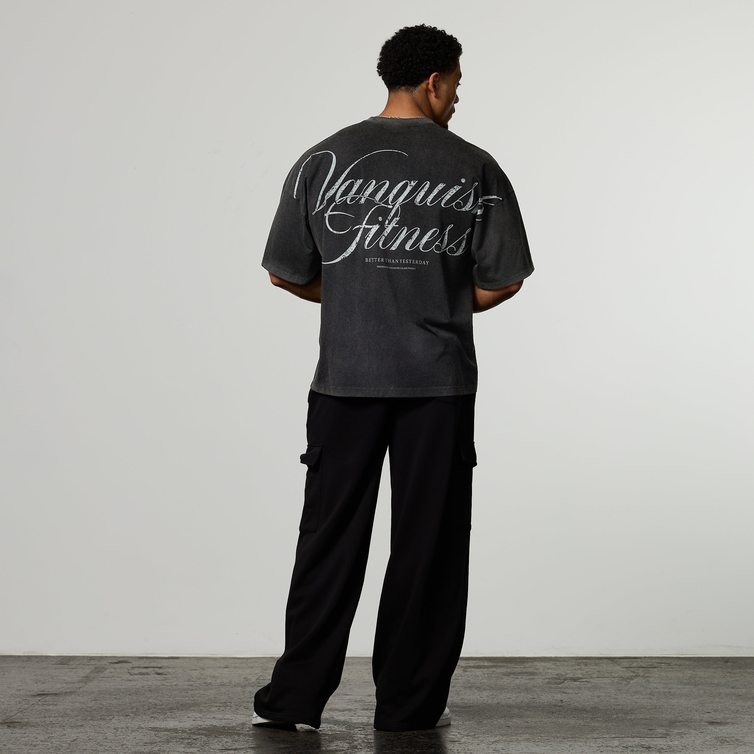 VQ X Jbeast V2 Washed Black T Shirt