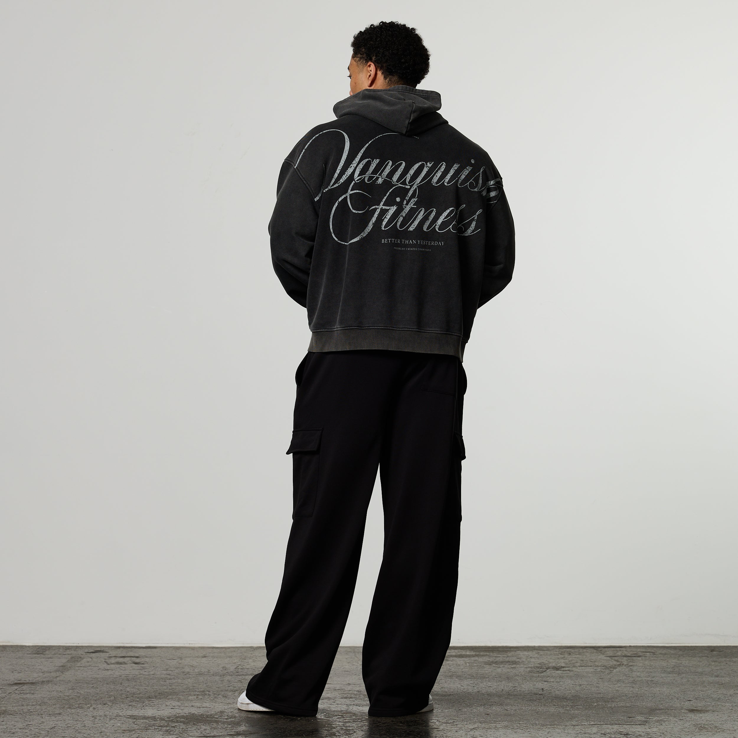 VQ X Jbeast v2 Washed Black Hoodie