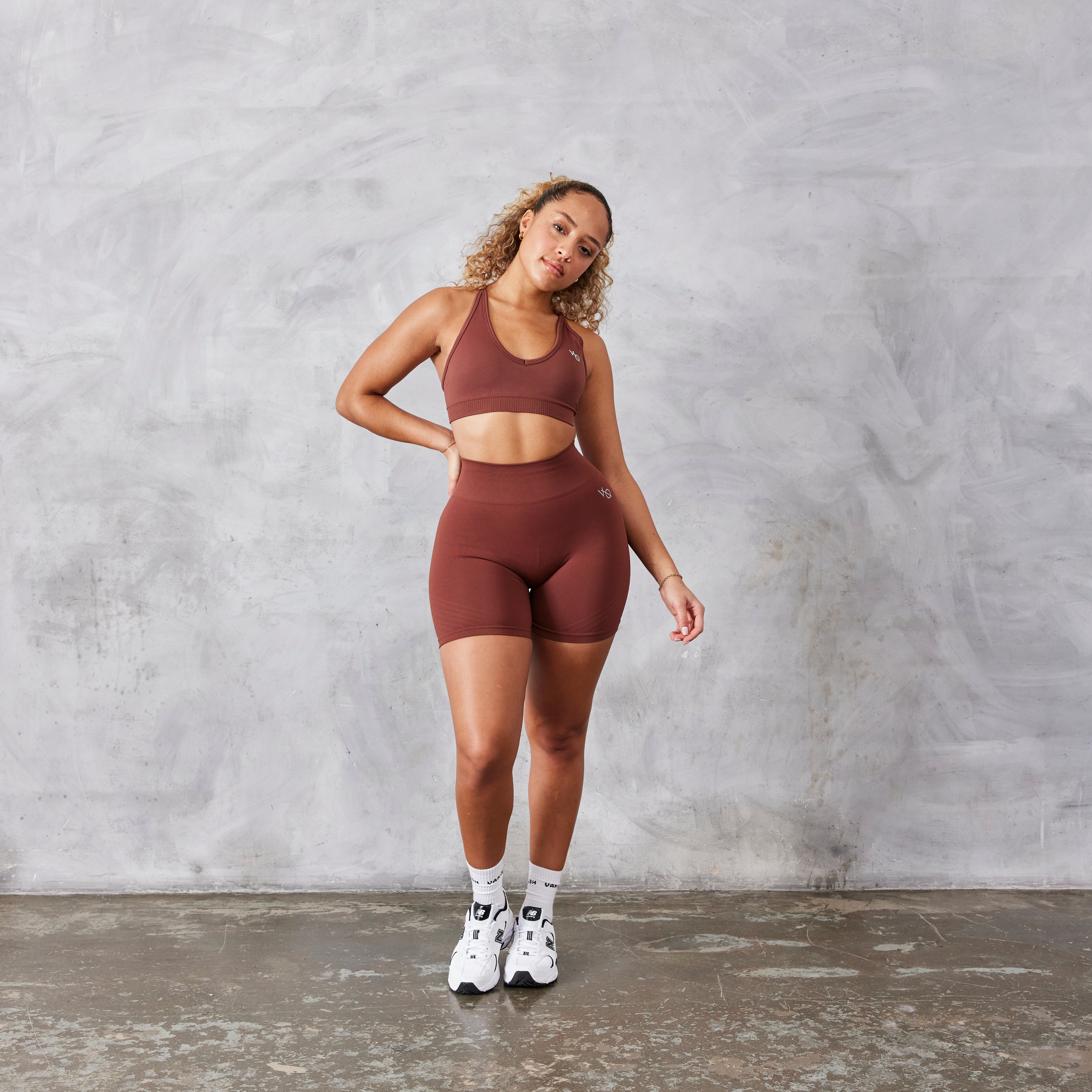 Vanquish Neutral V2 Seamless Brown Shorts