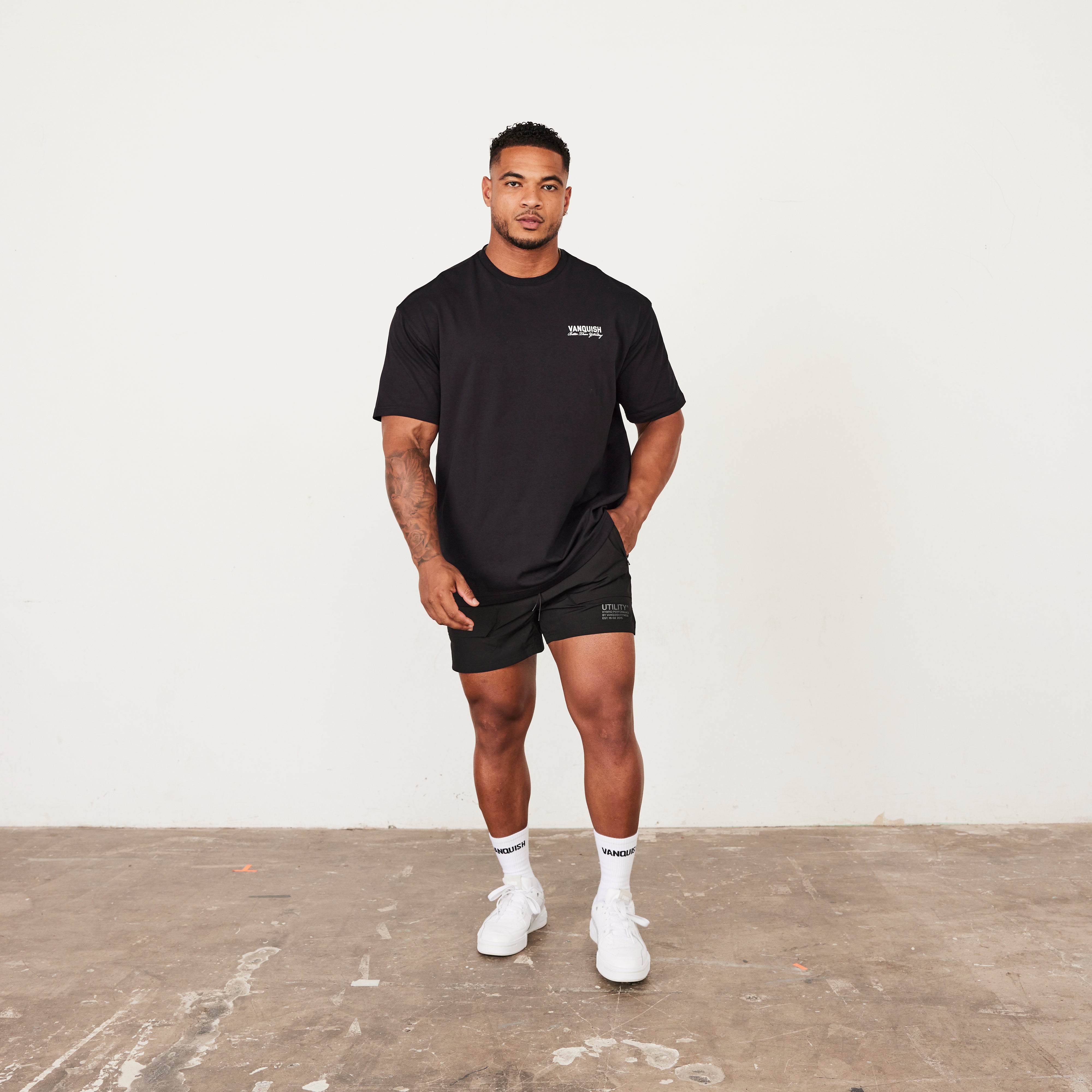 Vanquish TSP Black Luxury Sportswear Oversized T Shirt