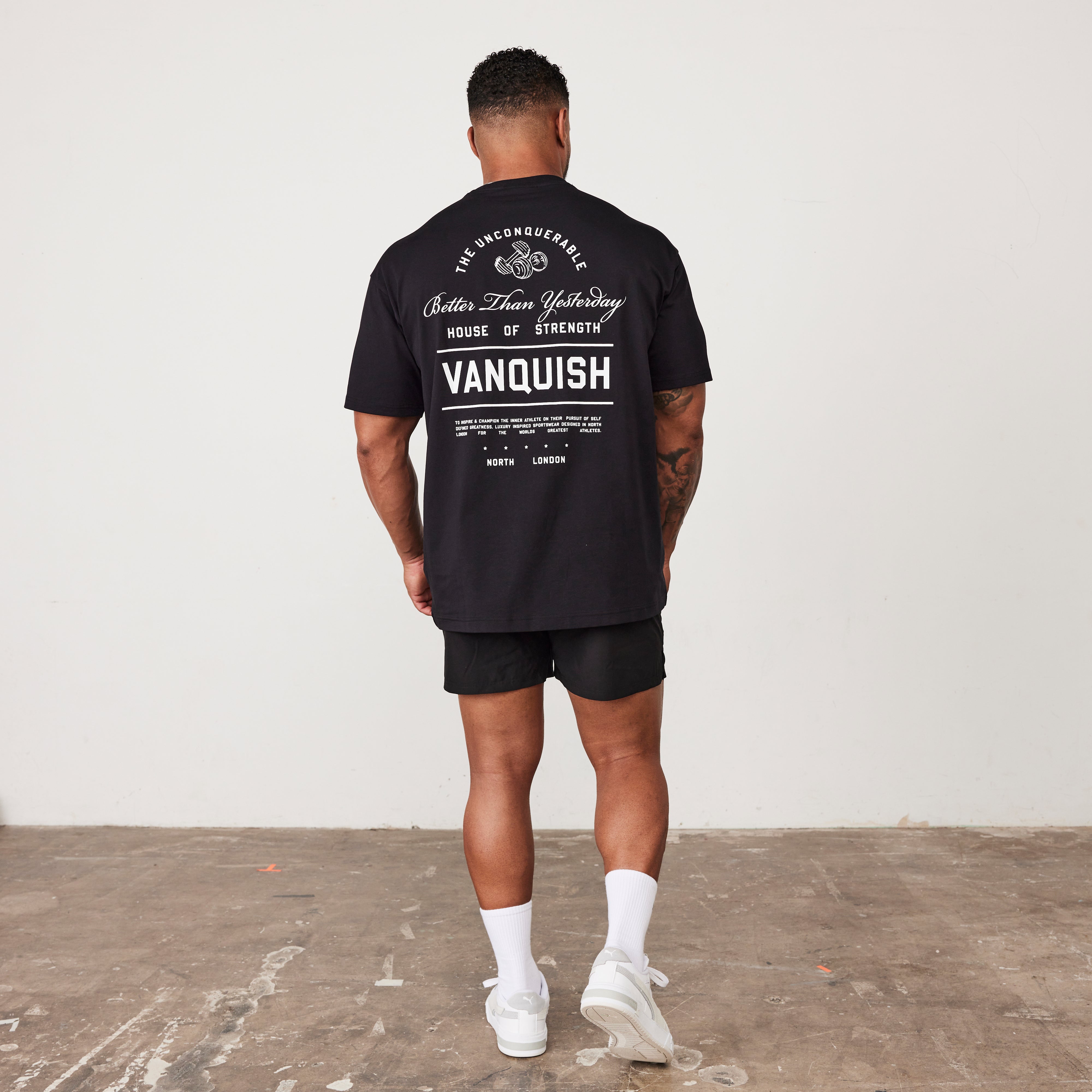 Vanquish TSP Black Luxury Sportswear Oversized T Shirt