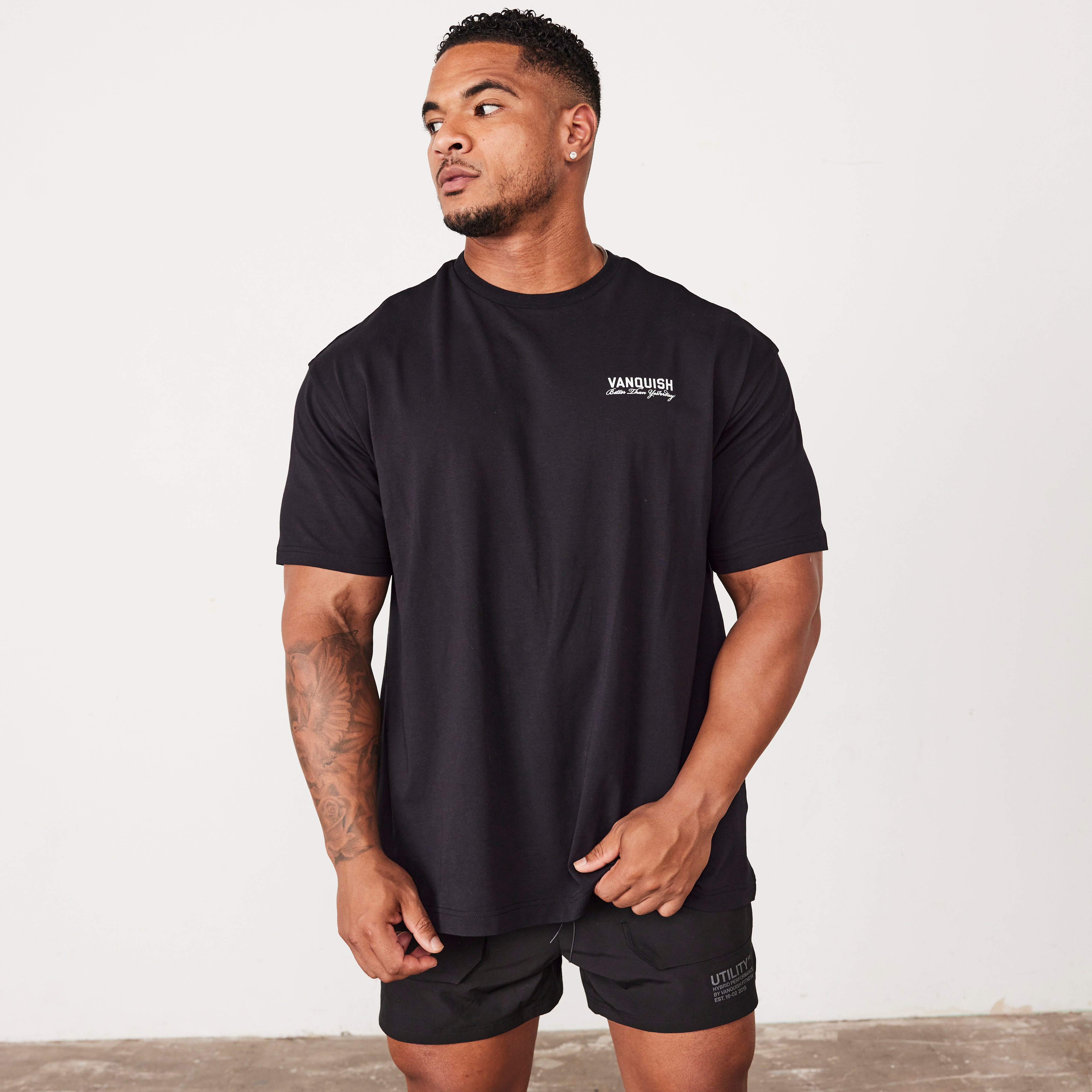 Vanquish TSP Black Luxury Sportswear Oversized T Shirt
