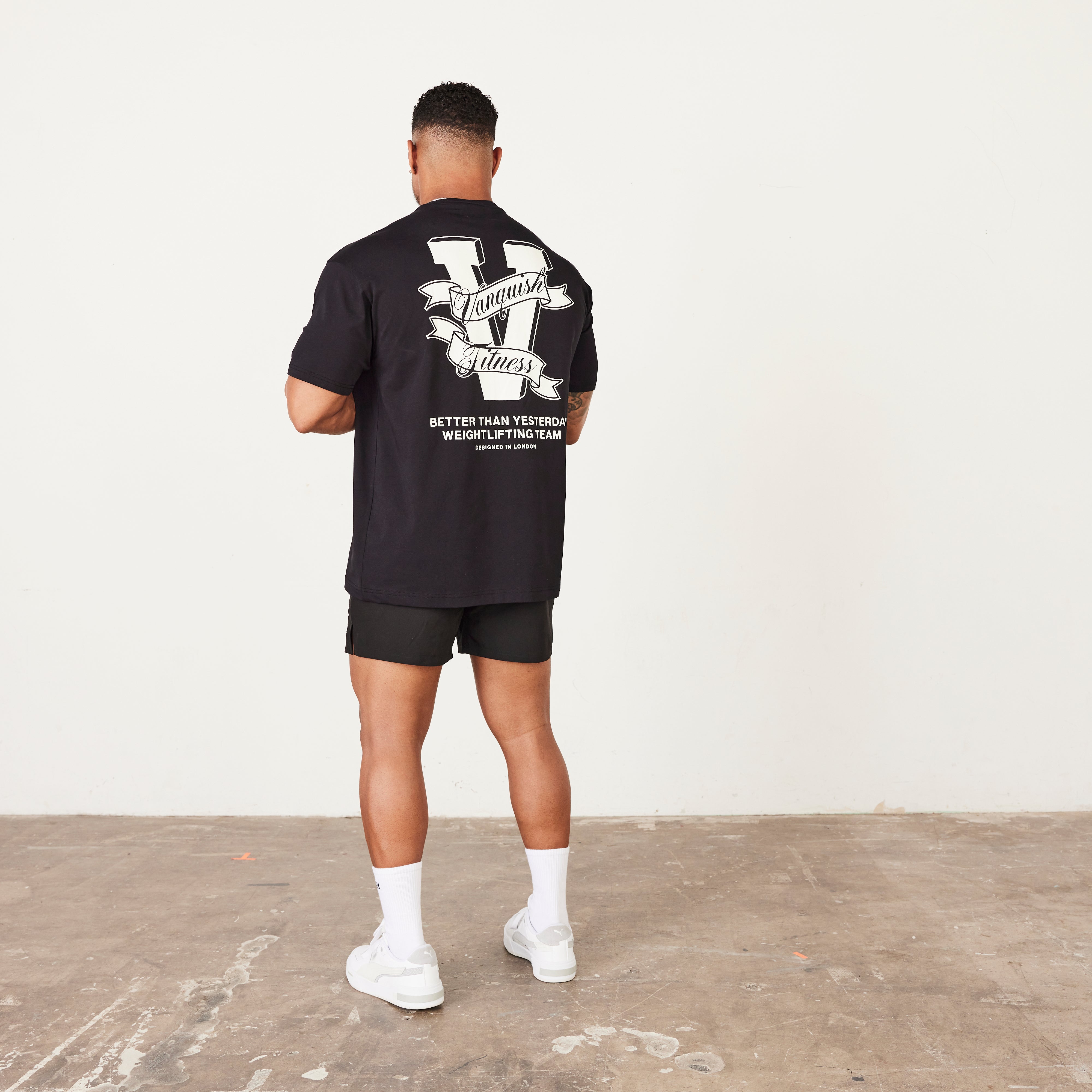 Vanquish TSP Black Weightlifting Team Oversized T Shirt