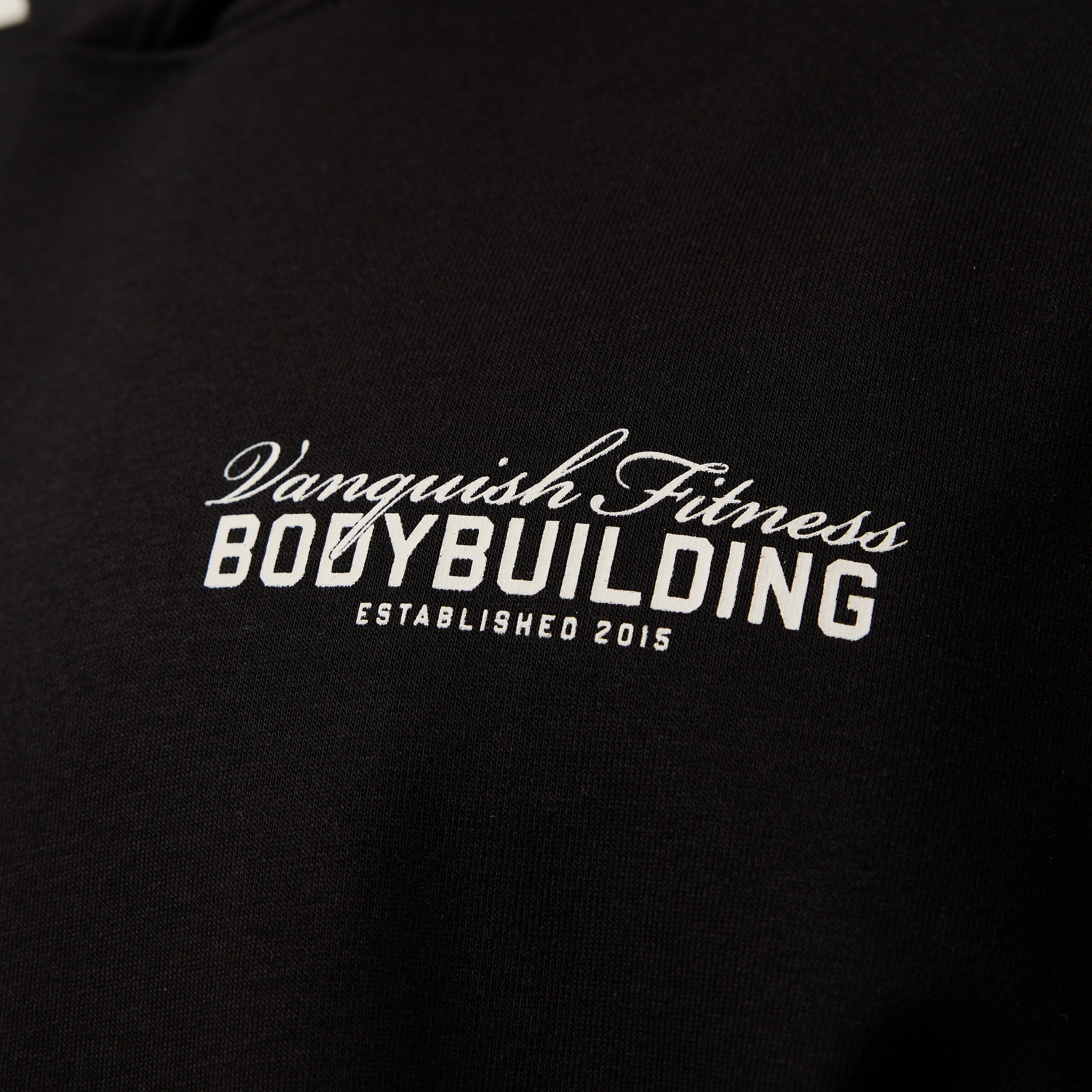 Vanquish Bodybuilding Black Oversized Boxy Pullover Hoodie