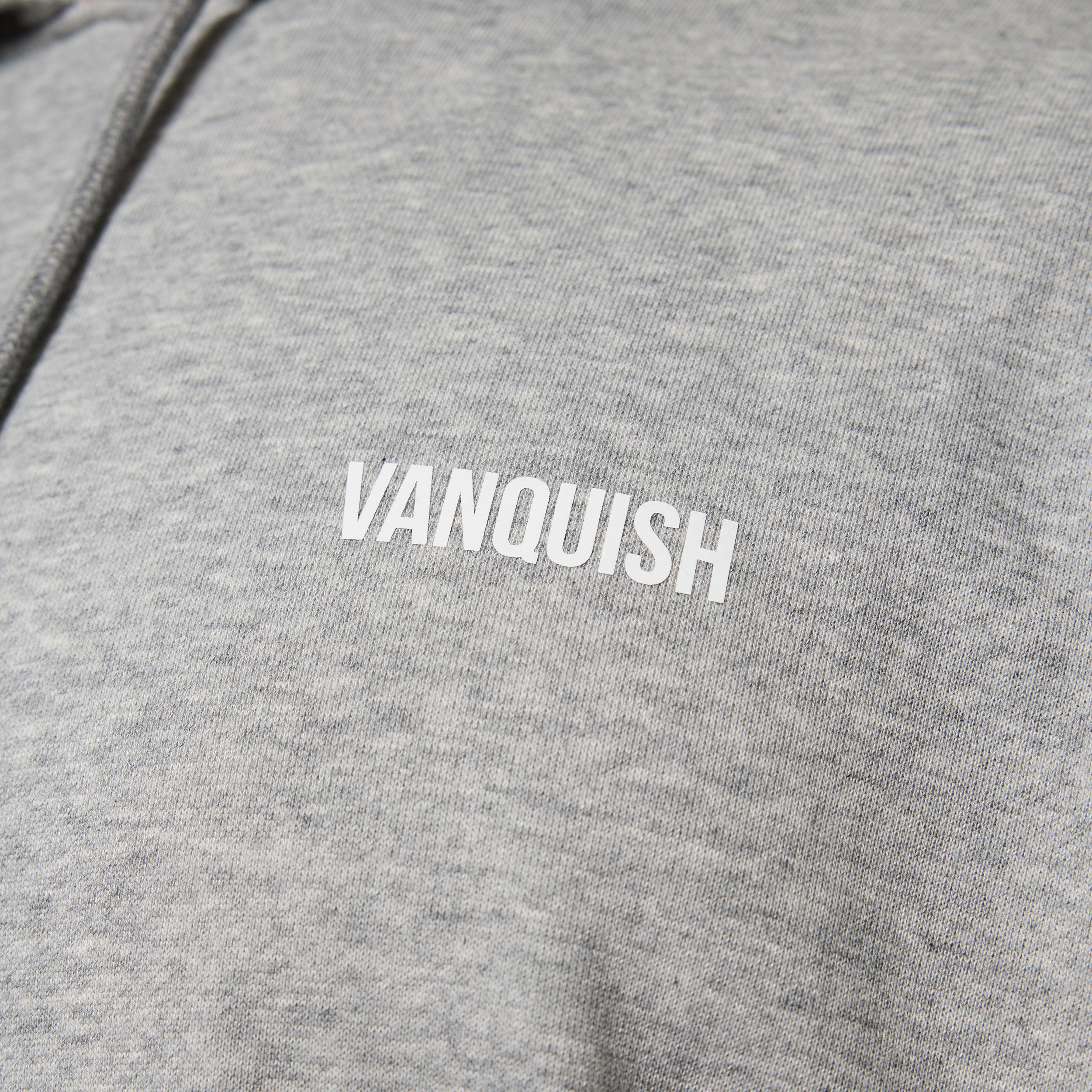 Vanquish Essential Grey Melange Oversized Pullover Hoodie
