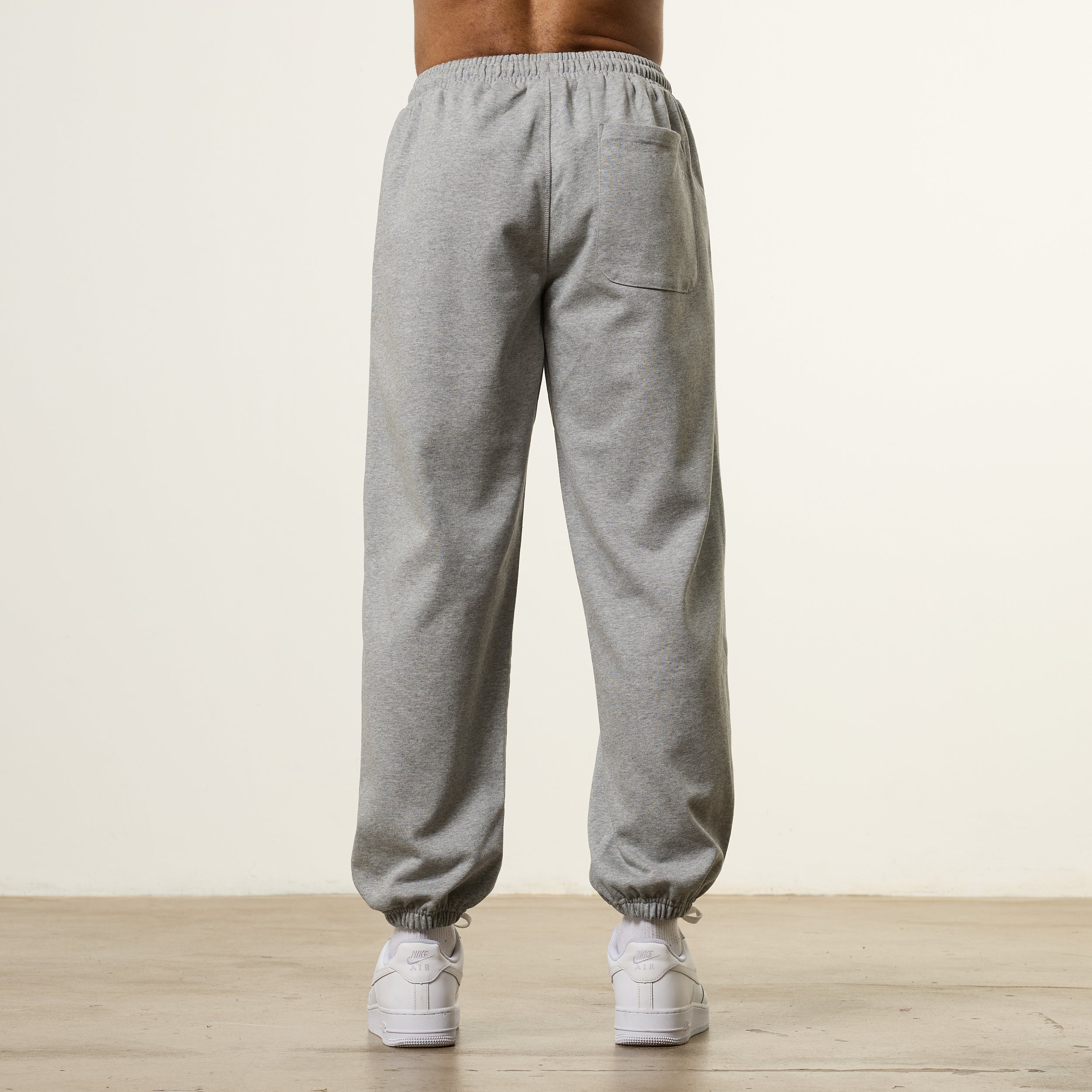 Vanquish Essential Grey Melange Oversized Sweatpants