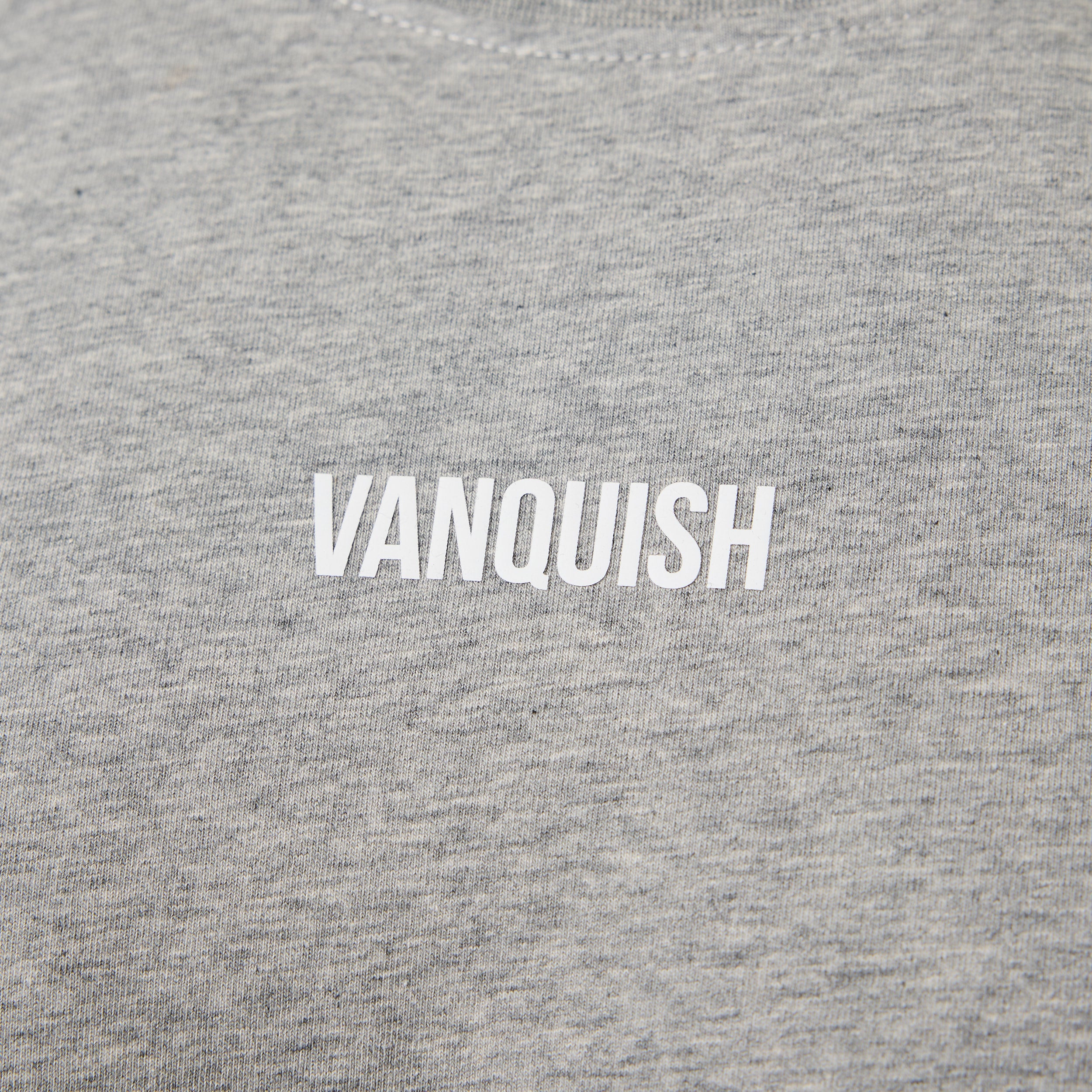 Vanquish Essential V2 Grey Melange Oversized Boxy T Shirt