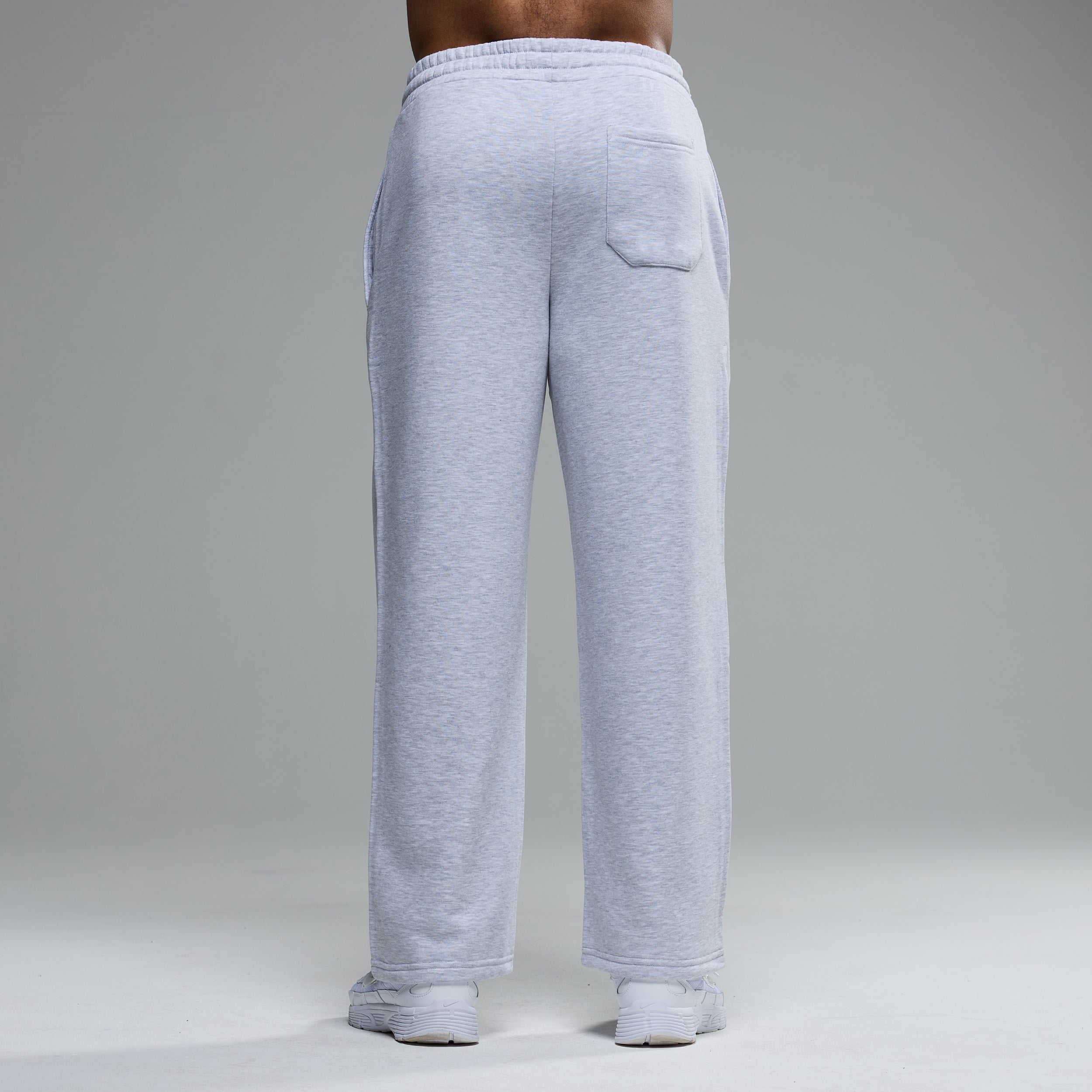 MONOGRAM GREY STRAIGHT LEG SWEATPANTS