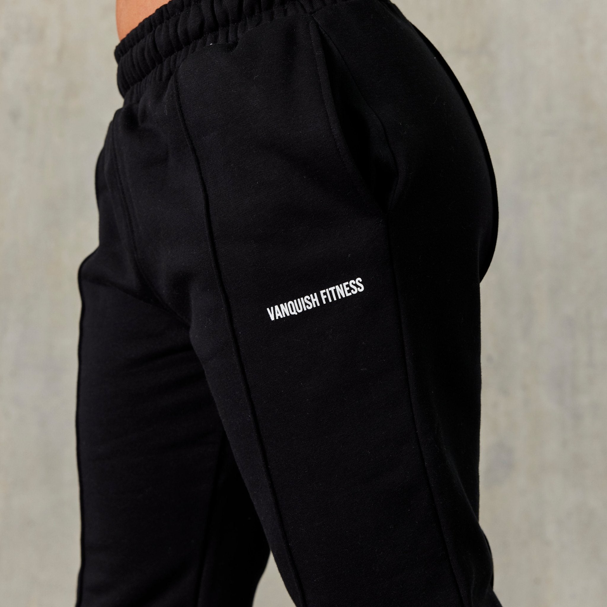 Vanquish Balance Black Pintuck Sweatpants - Vanquish Fitness