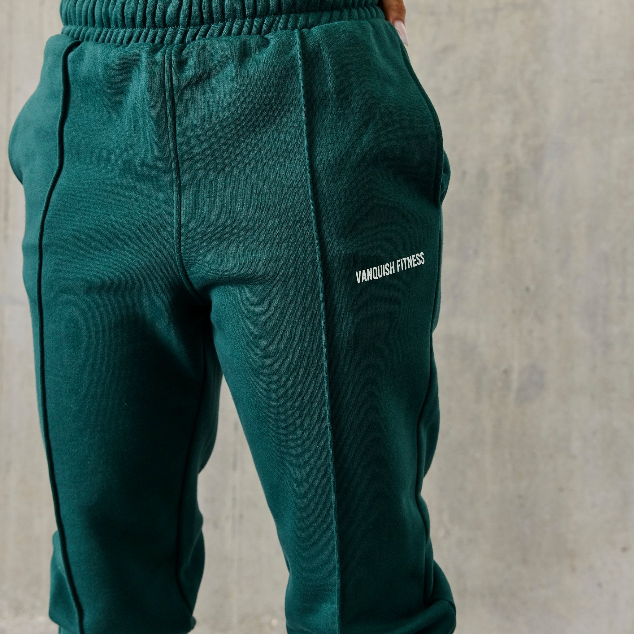 Vanquish Balance Green Pintuck Sweatpants - Vanquish Fitness