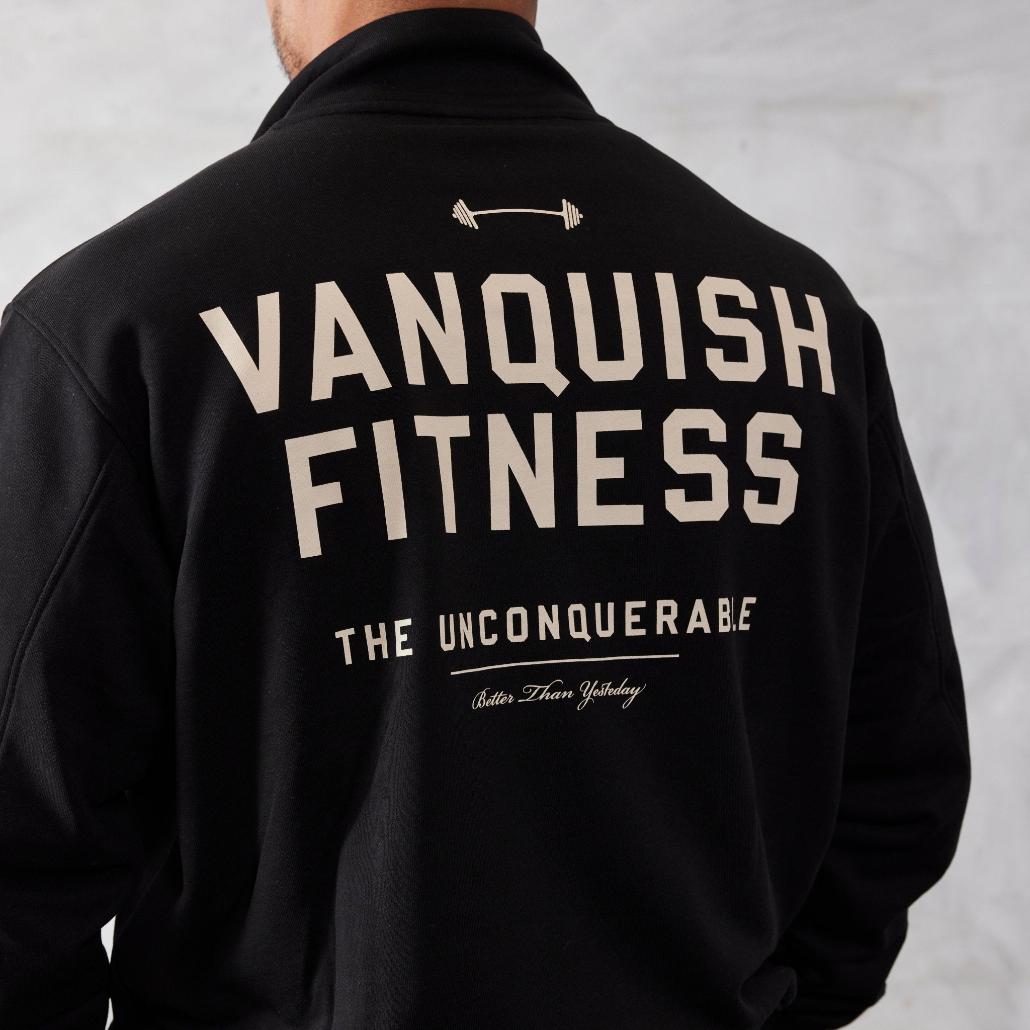 Vanquish Black Unconquerable Quarter Zip Sweater - Vanquish Fitness