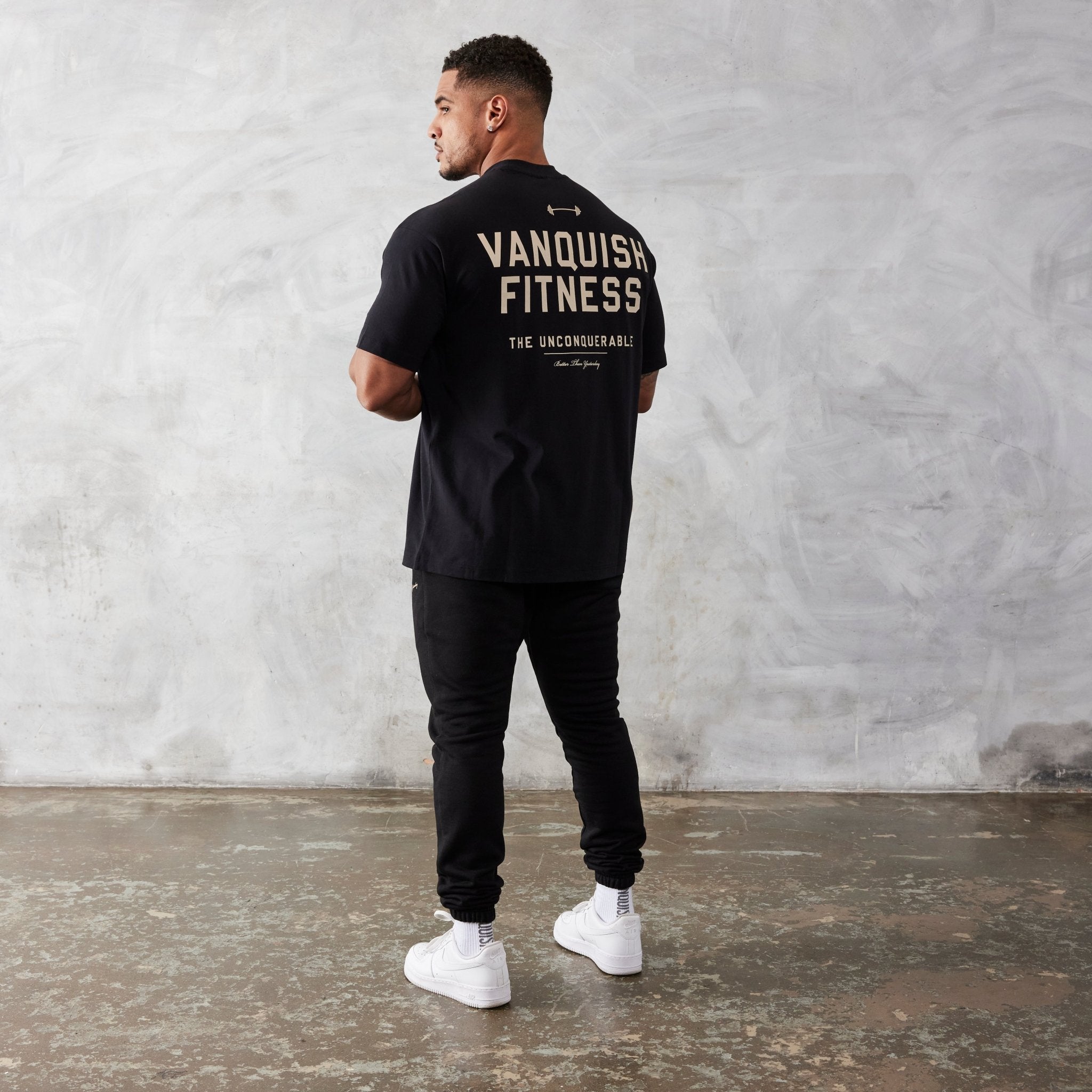Vanquish Black Unconquerable Tapered Sweatpants - Vanquish Fitness