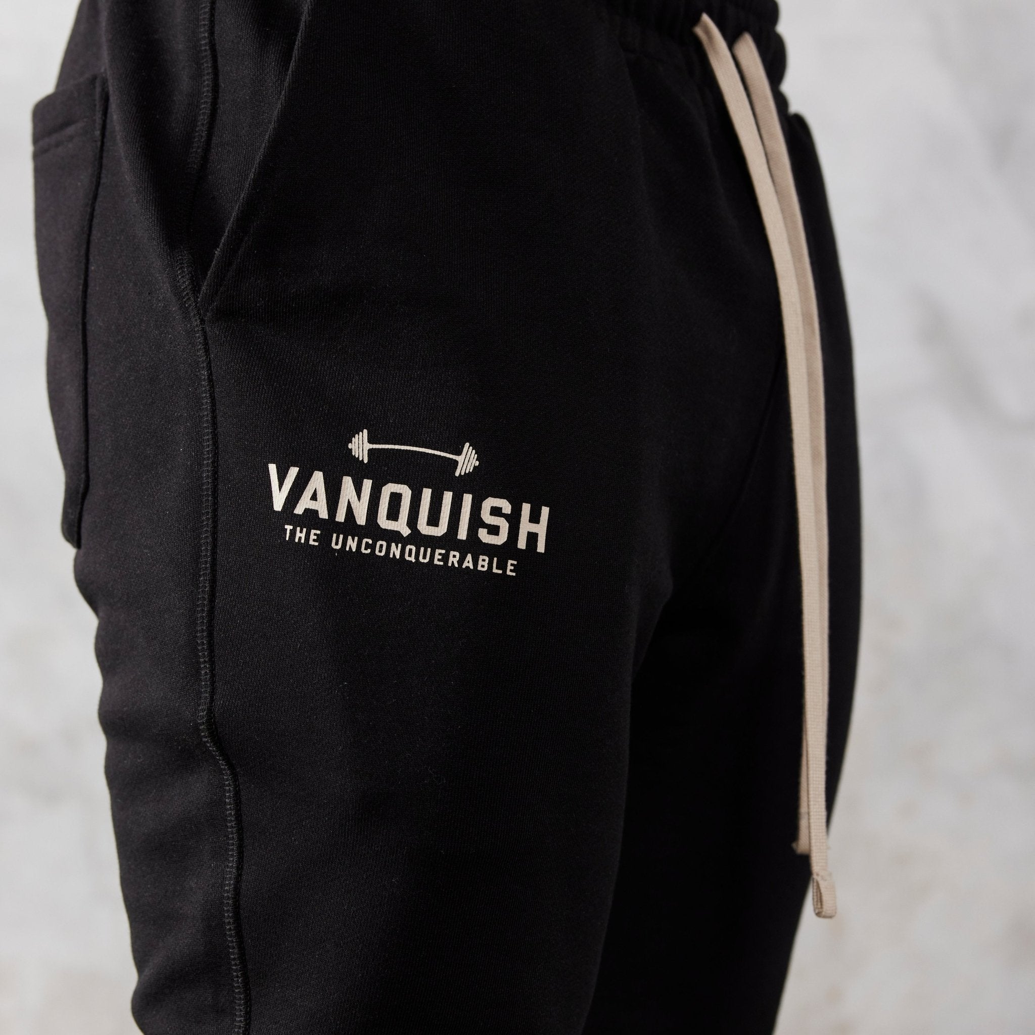 Vanquish Black Unconquerable Tapered Sweatpants - Vanquish Fitness