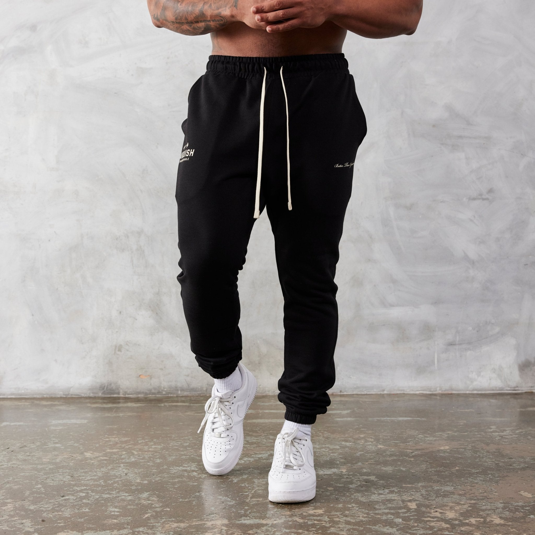 Vanquish Black Unconquerable Tapered Sweatpants - Vanquish Fitness