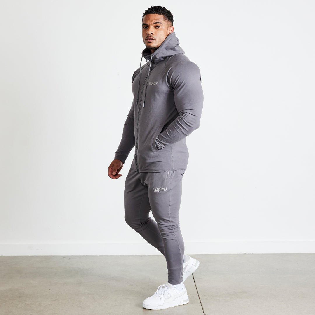 Vanquish Eclipse V2 Grey Tapered Sweatpants - Vanquish Fitness