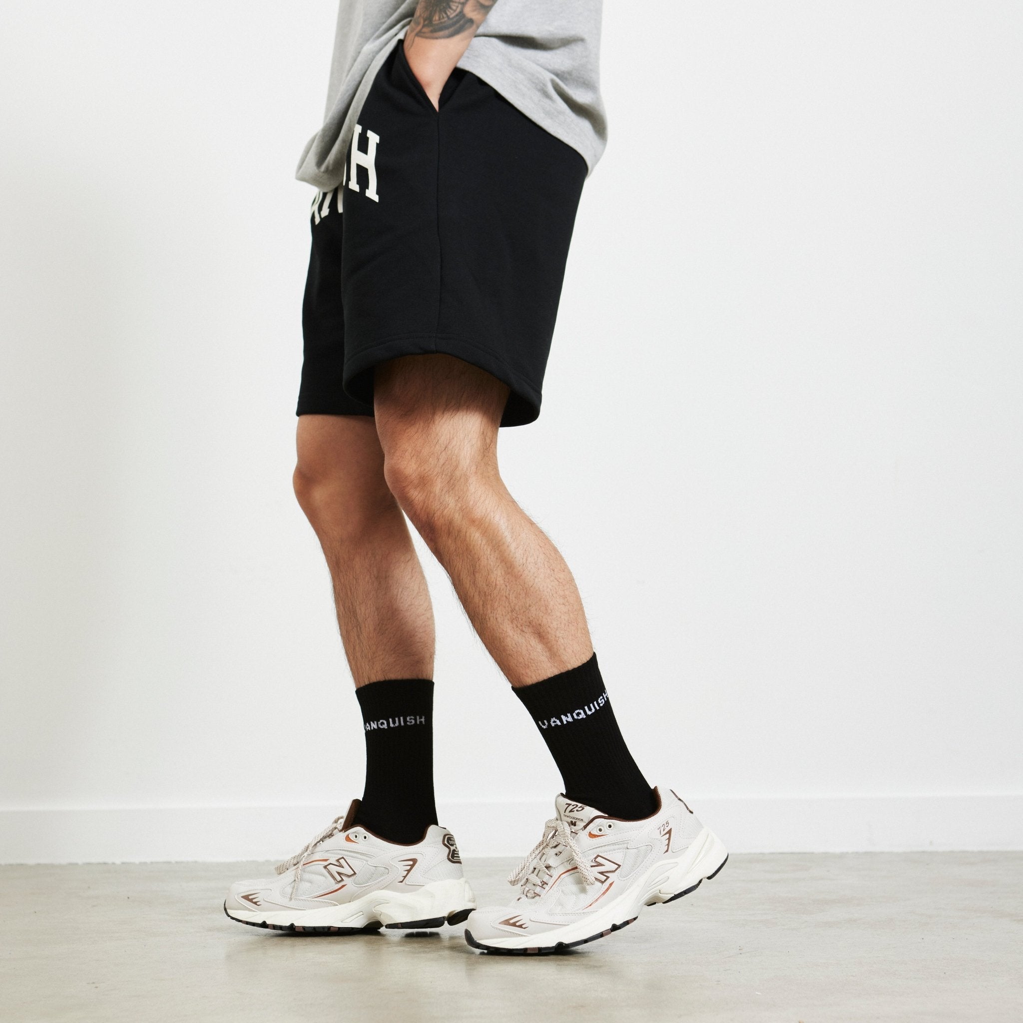 Vanquish Essential Black Socks - Vanquish Fitness