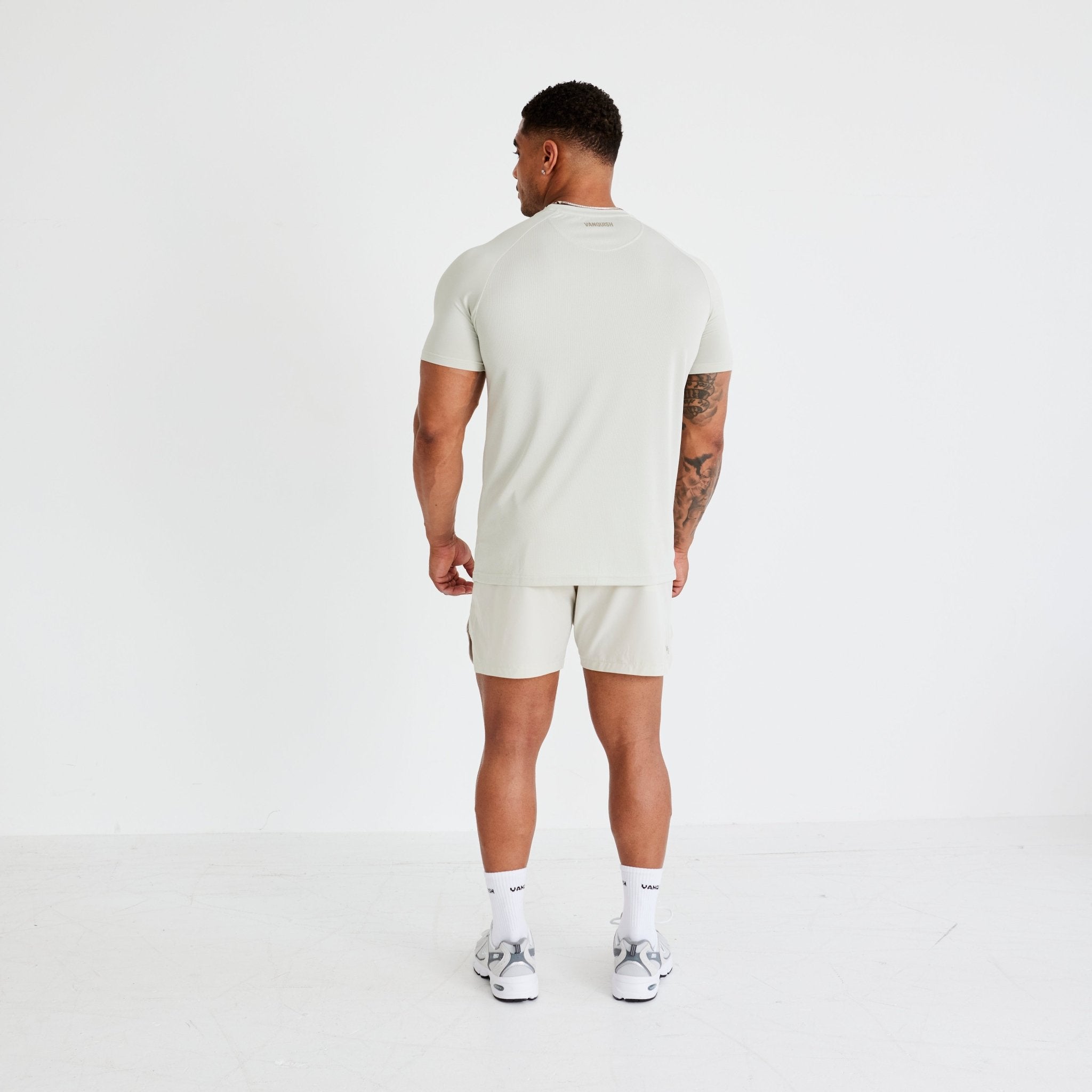 Vanquish Essential Stone Performance Short Sleeve T Shirt - Vanquish Fitness