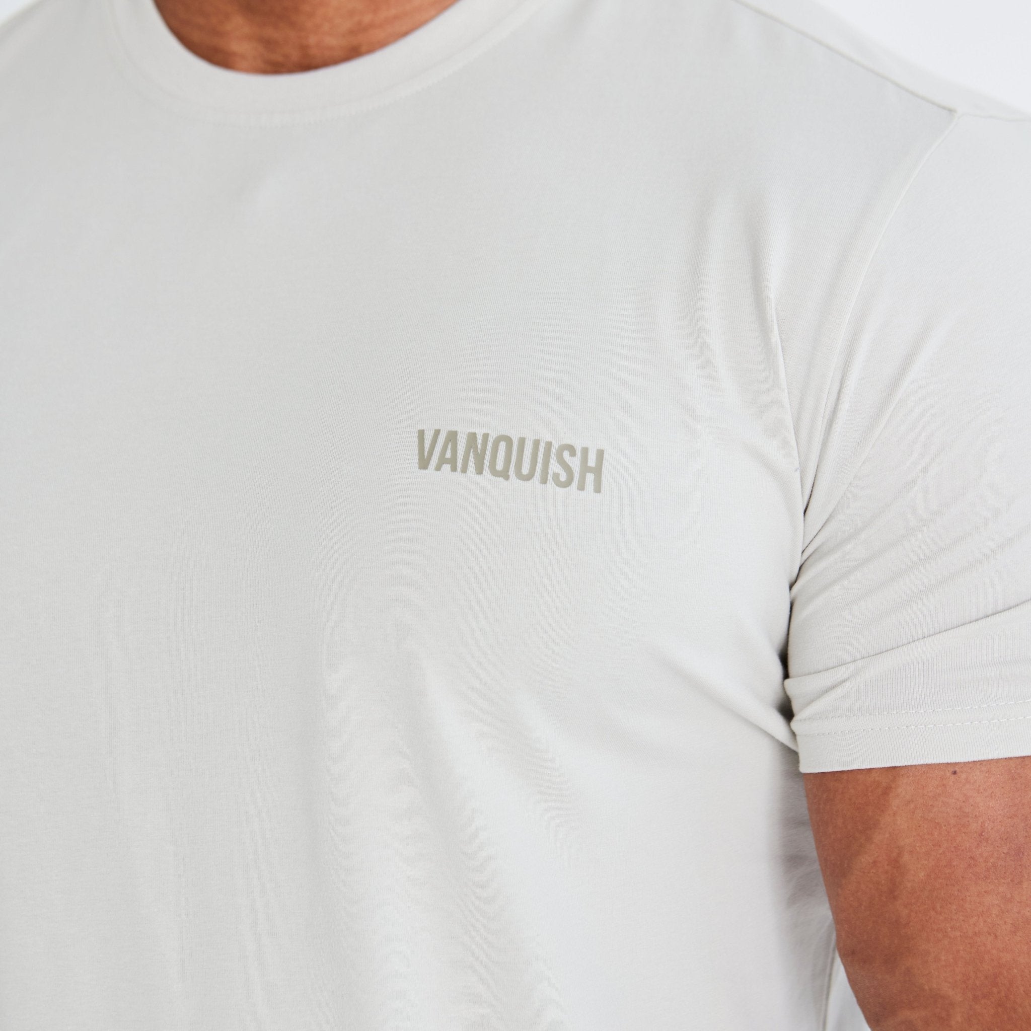 Vanquish Essential Stone Slim Fit Short Sleeve T Shirt - Vanquish Fitness
