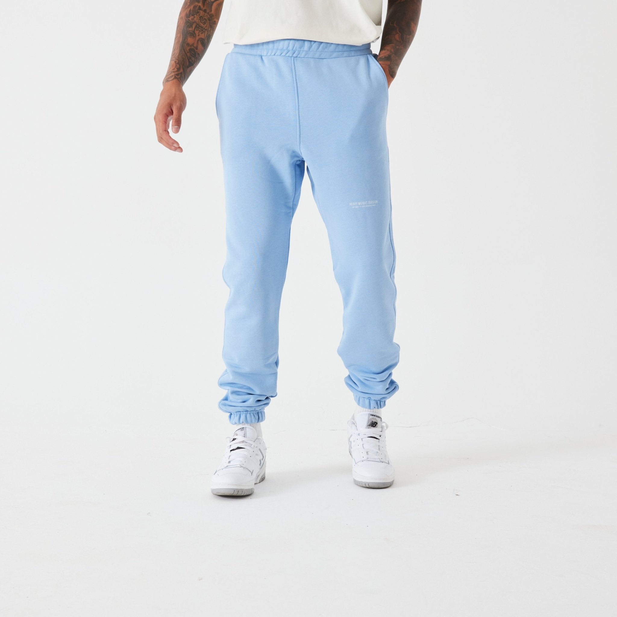 Vanquish Heavyweight Division Blue Tapered Sweatpants - Vanquish Fitness